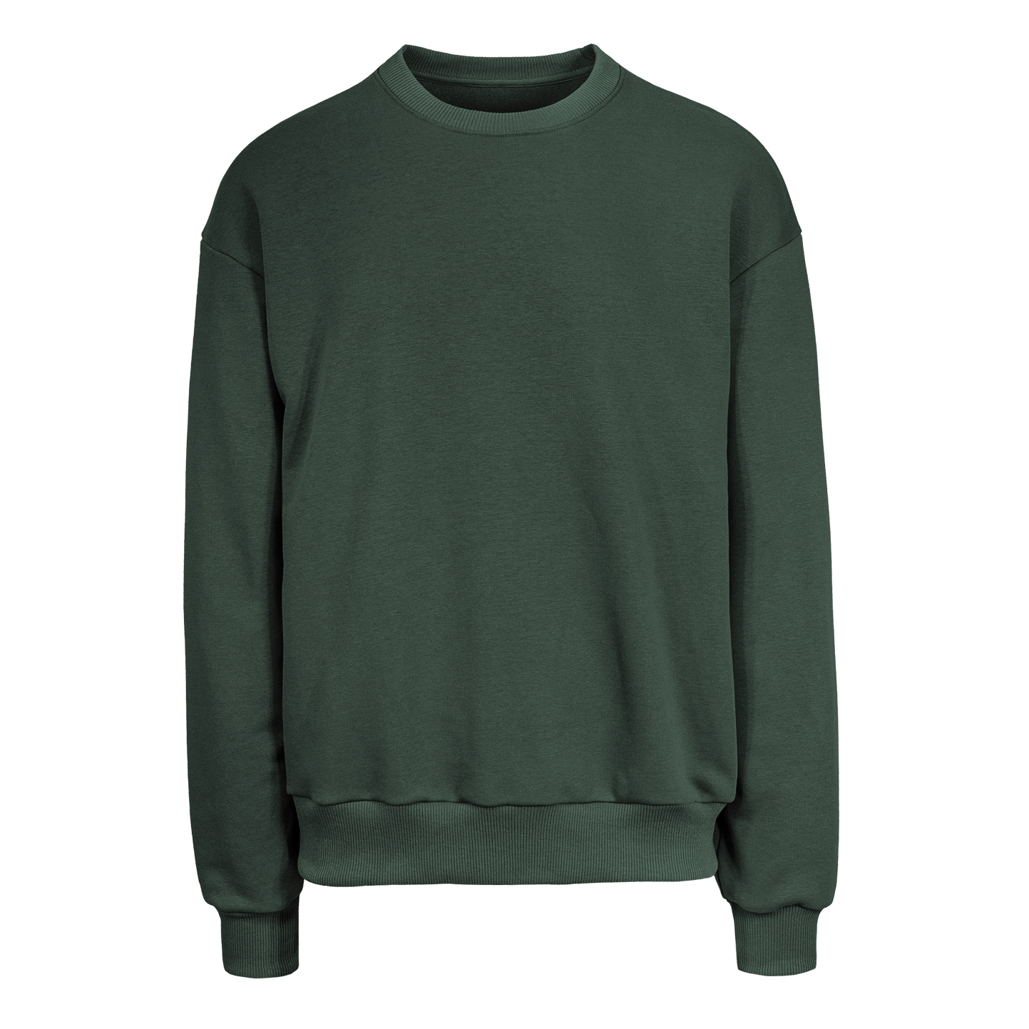 Sweat 365 oversize unisexe à col rond - VM - S militaire foncé XXS