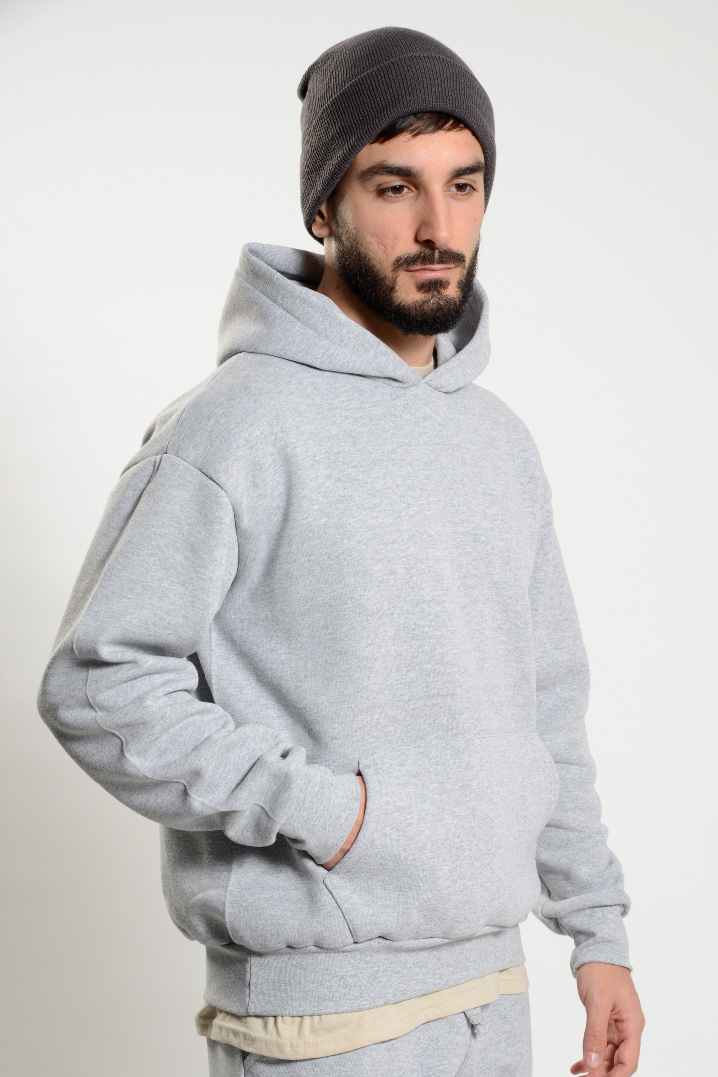 Sweat à capuche en molleton français Max 400