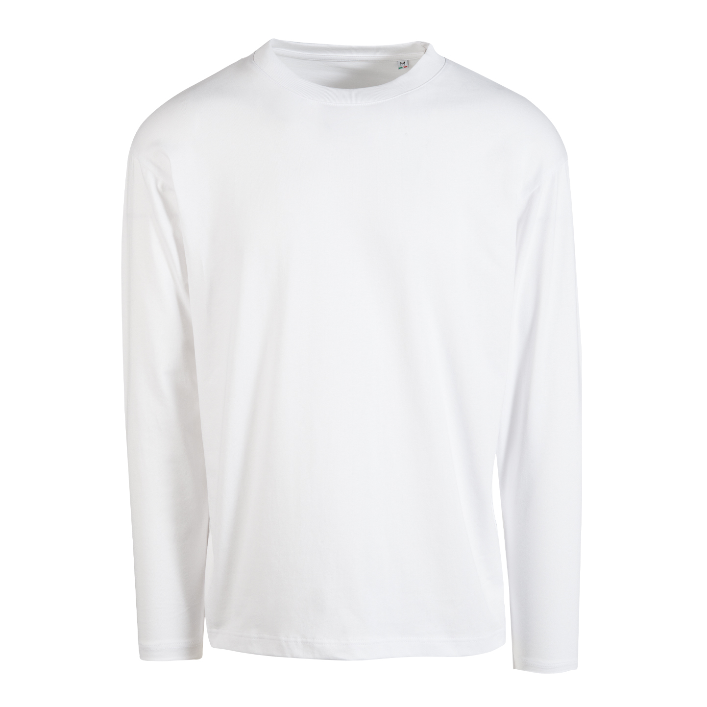 T-shirt oversize unisexe à manches longues - 99 - Blanc XS