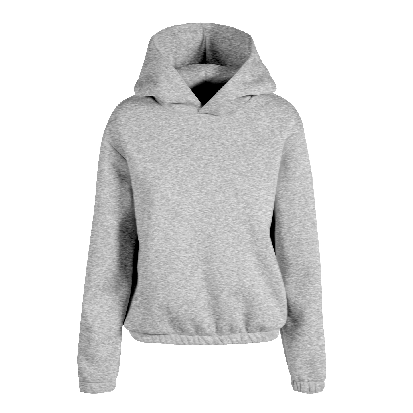 Sweat boxy femme à capuche - MC - Mélange léger S