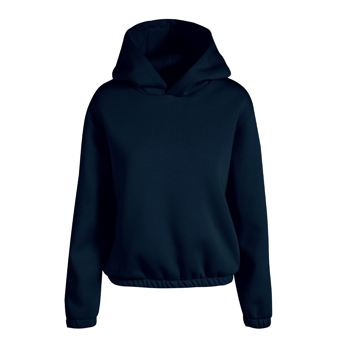 Sweat boxy femme à capuche - NY - Bleu marine XS 3/4 ans