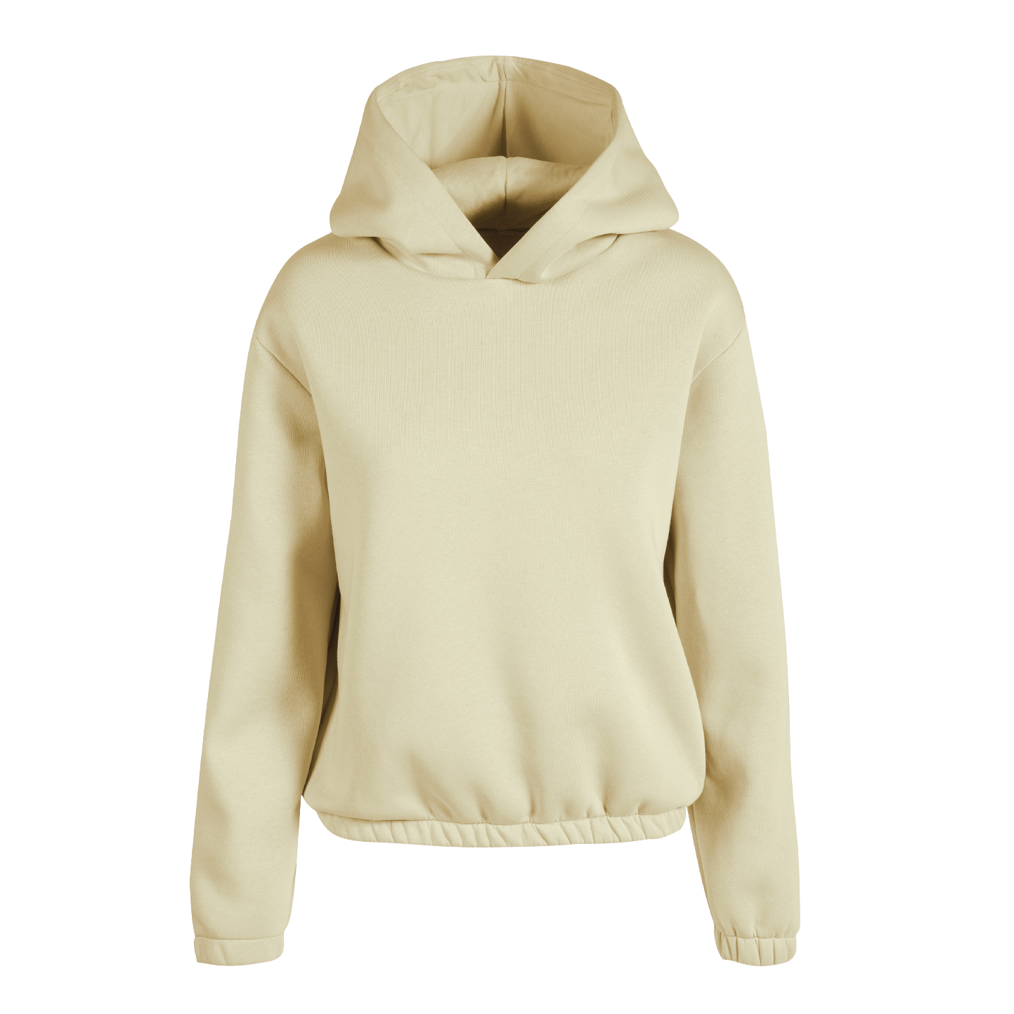 Sweat boxy femme à capuche - 38 - Crème XS NOUVEAU