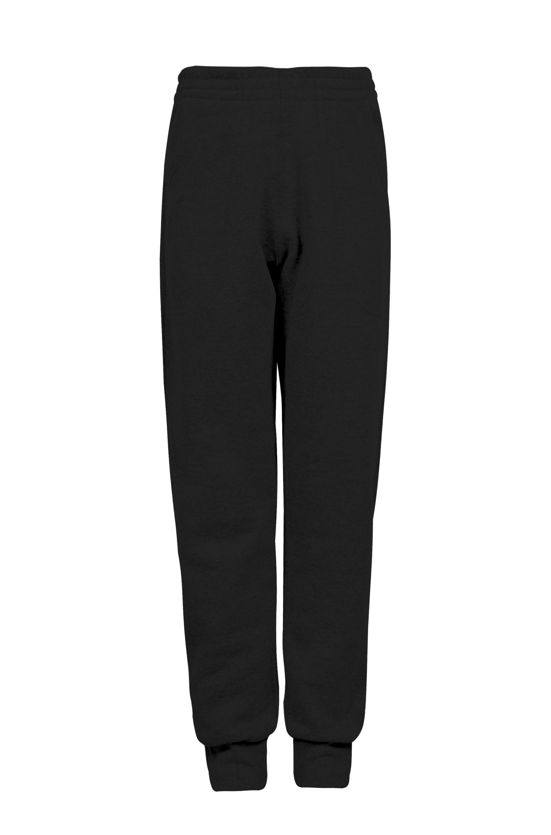 Pantalon de survêtement enfant à bas côtelés - Noir