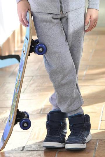 Pantalon de survêtement enfant à bas côtelés