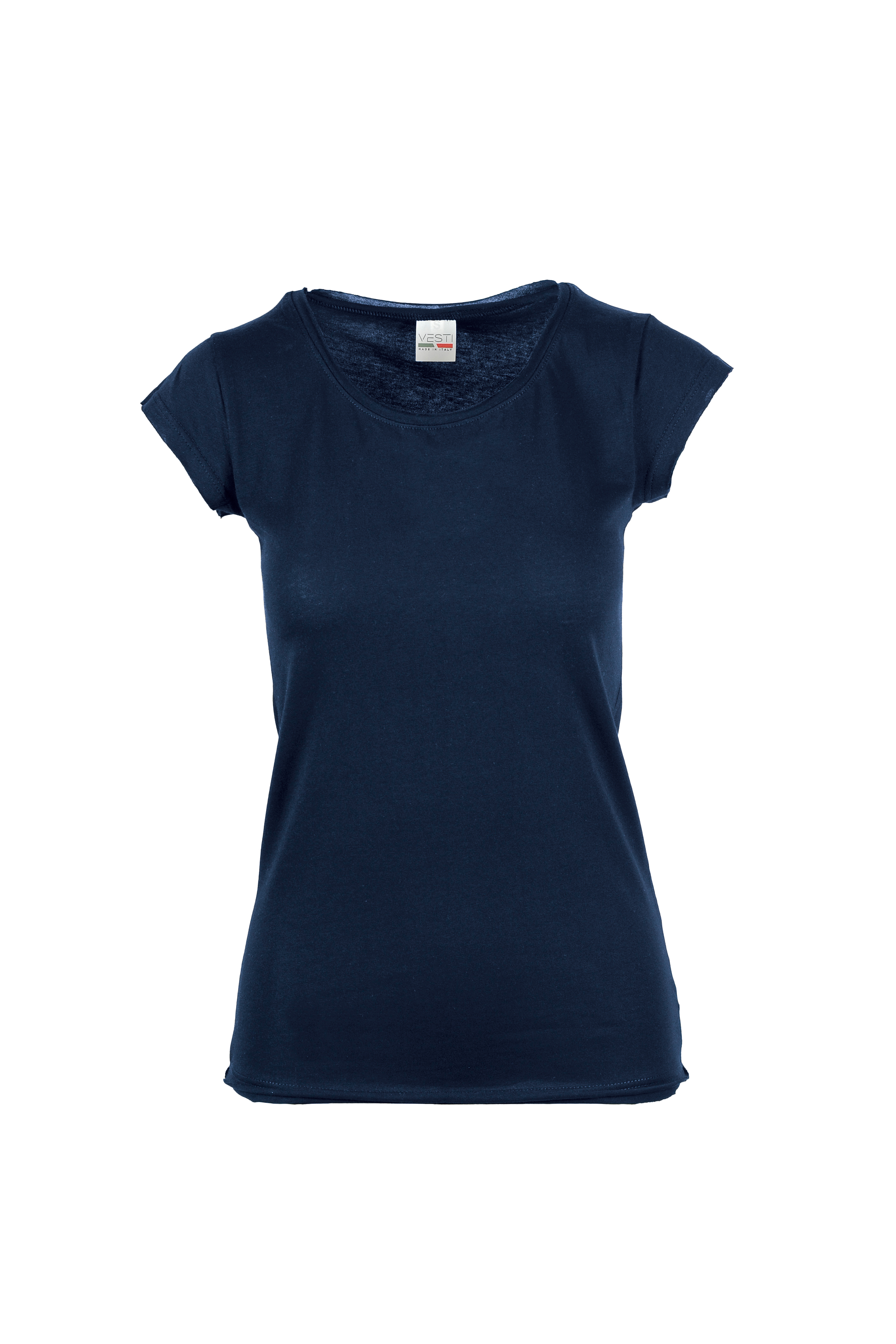 Mode féminine à col rond - NY - Bleu marine XS 3/4 ans