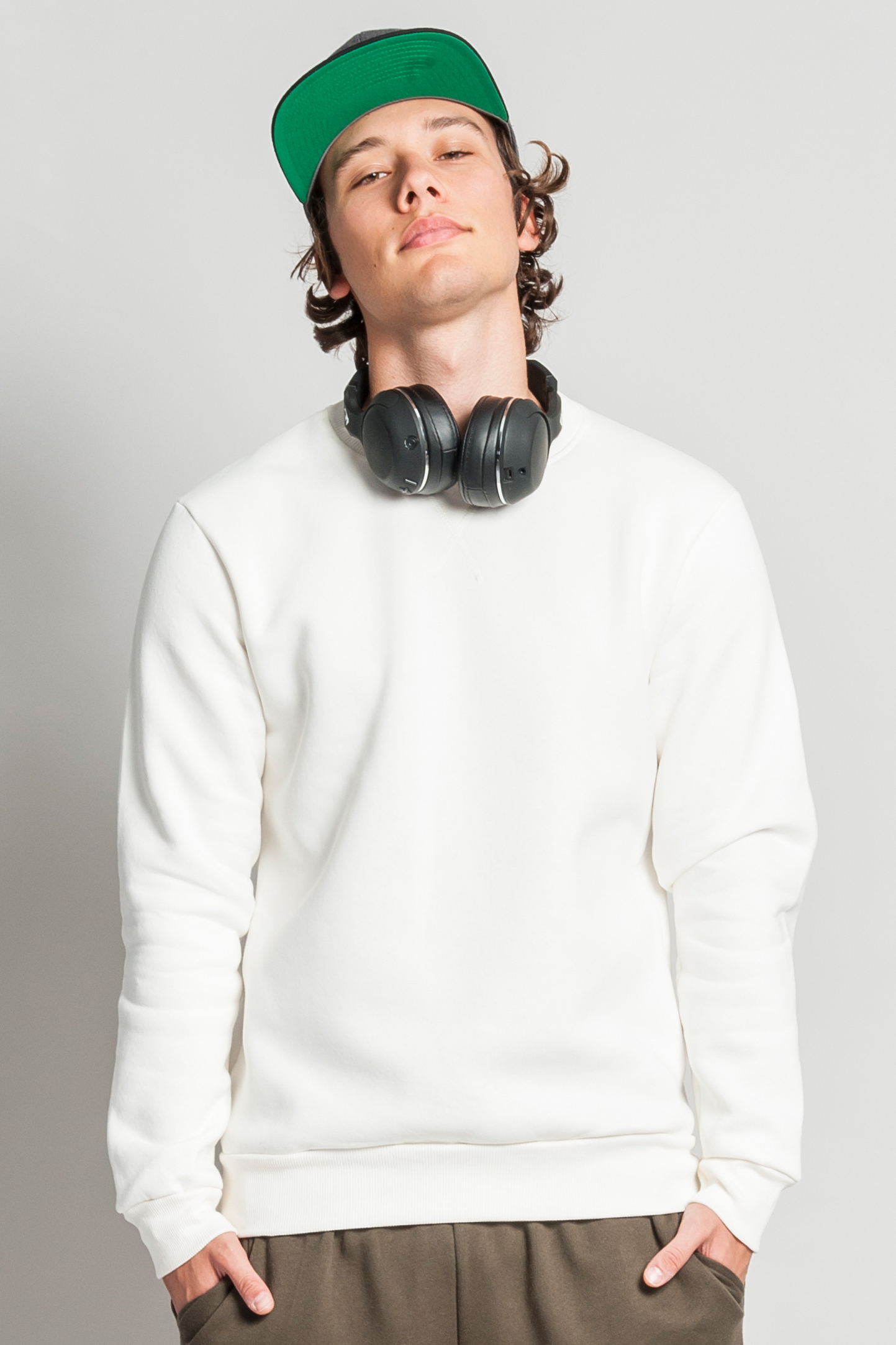 Sweat-shirt à col rond