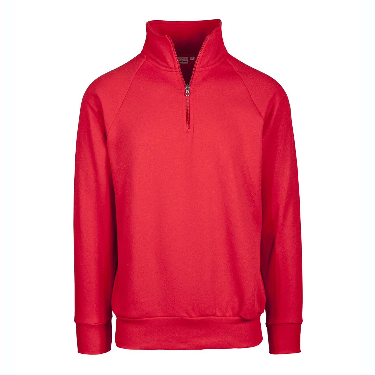 Sweat-shirt à col zippé - 28 - Rouge Sport XXS 1/2 ans