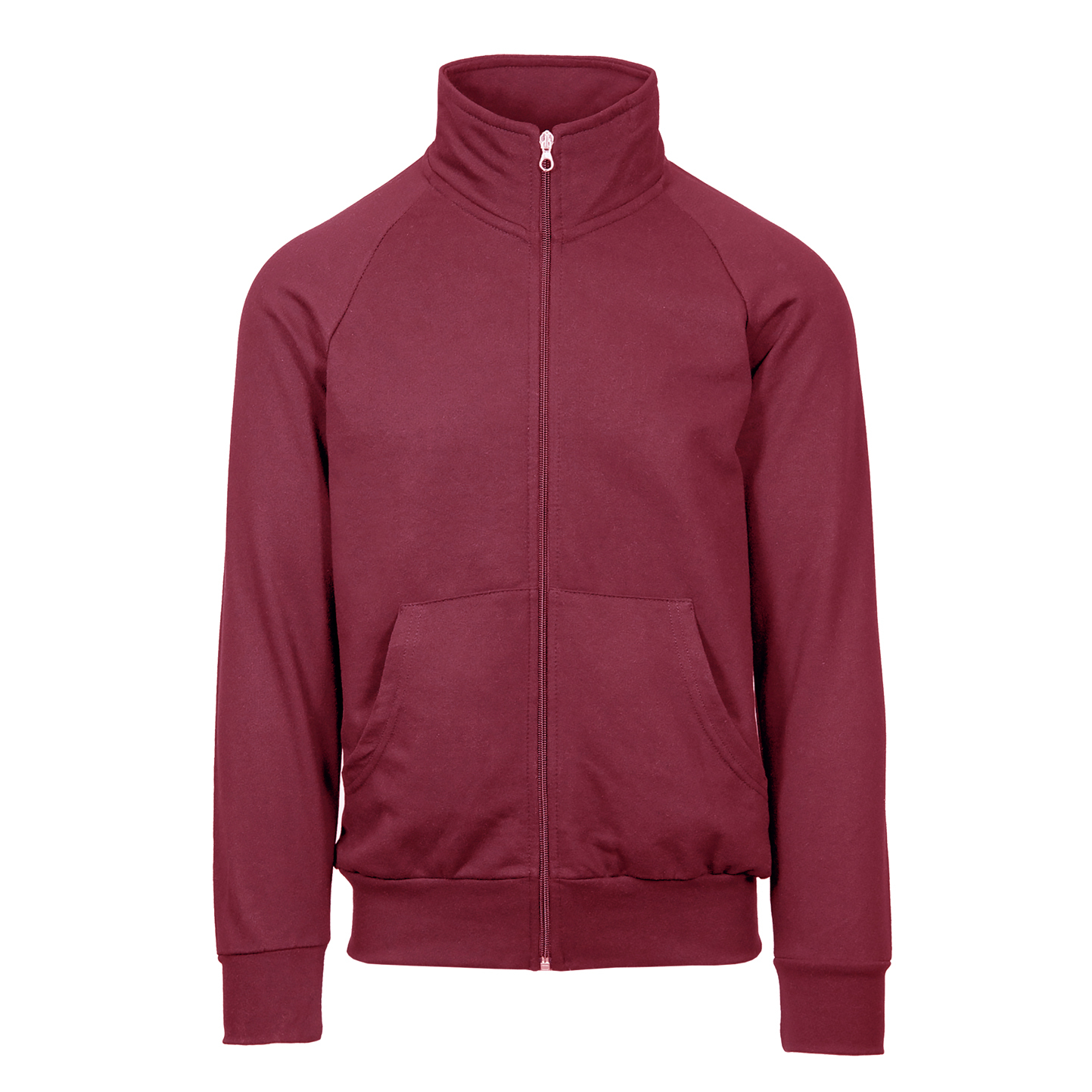 Veste sweat-shirt longue à fermeture éclair - 48 - Bordeaux Sport XXS 1/2 ans