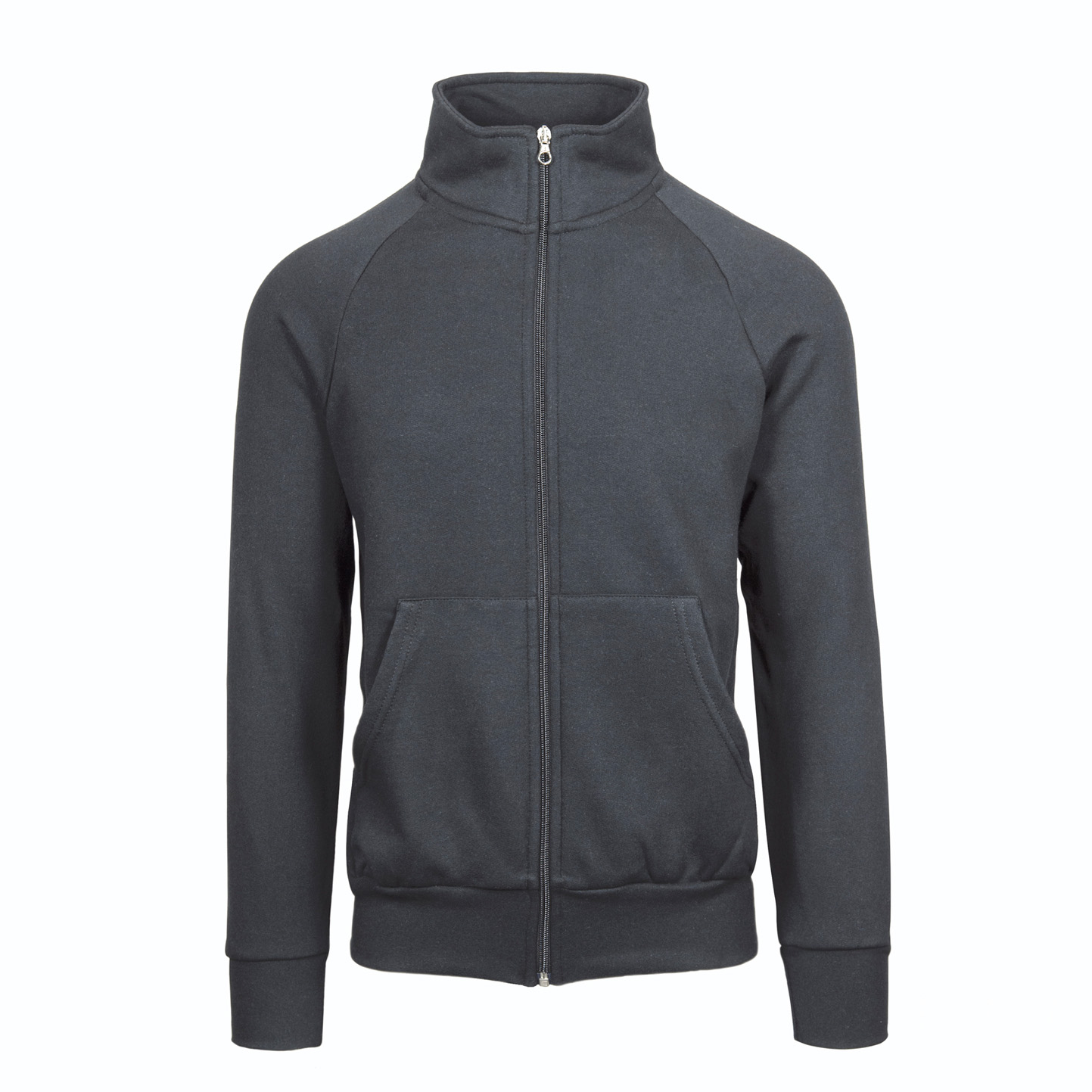 Veste sweat-shirt longue à fermeture éclair - 22 - Plomb XS