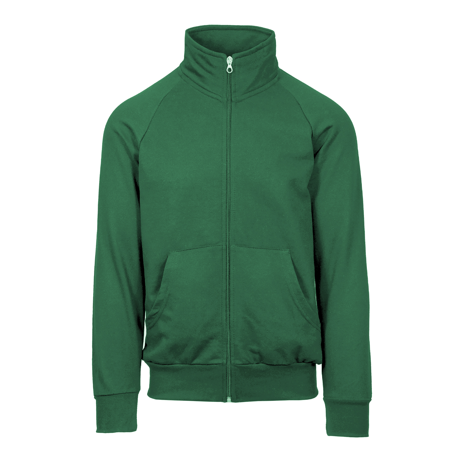 Veste sweat-shirt longue à fermeture éclair - 88 - Green Meadow XS