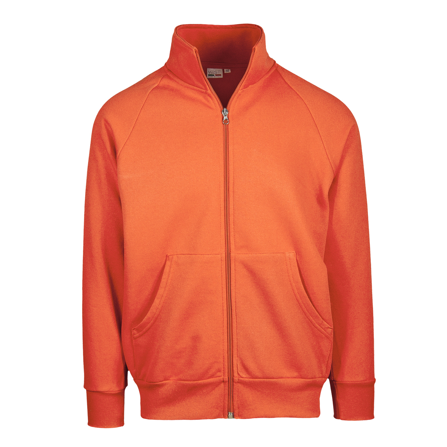 Veste sweat-shirt longue à fermeture éclair - AR - Orange Sport XS