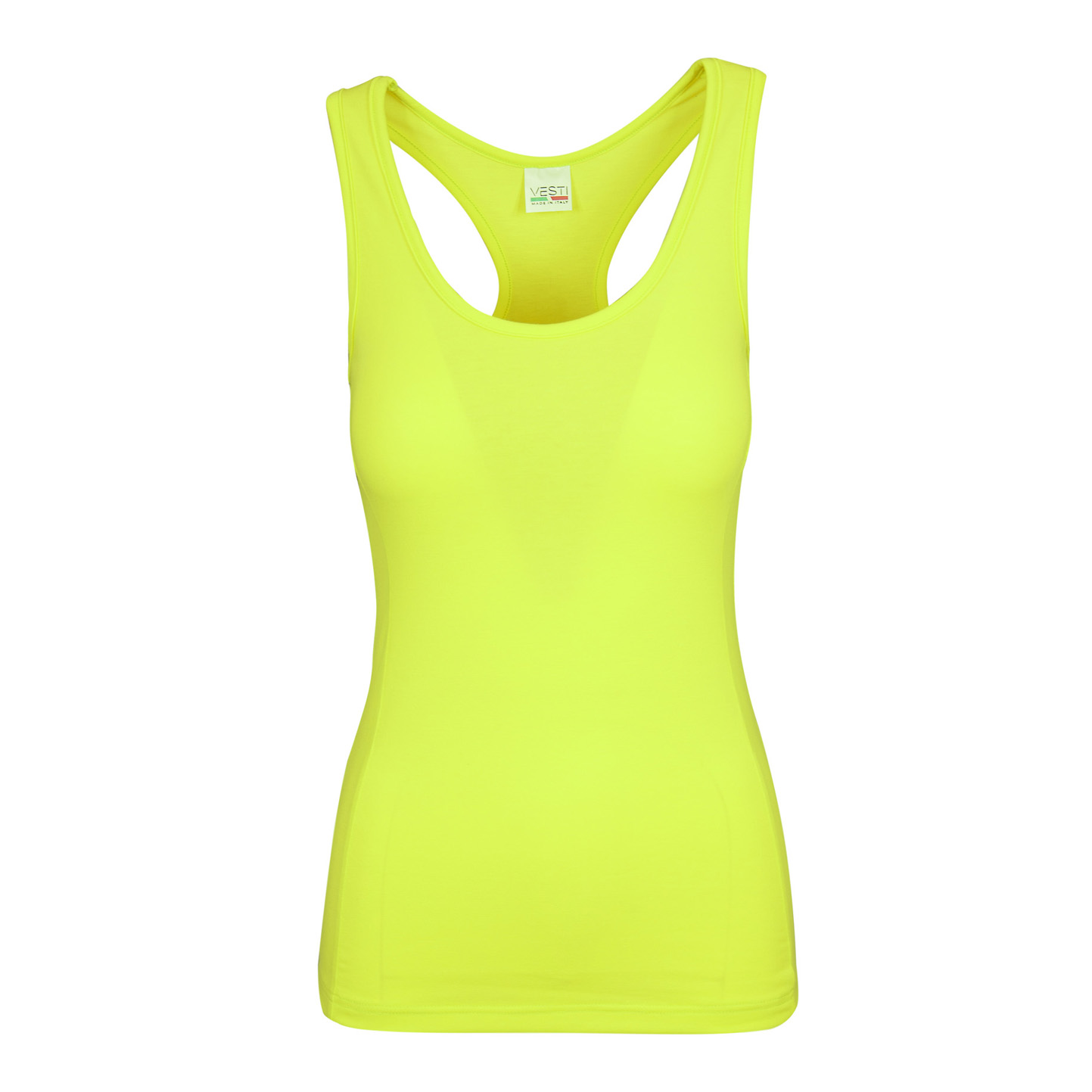 Débardeur dos nageur pour femme - YF - Jaune fluorescent XS