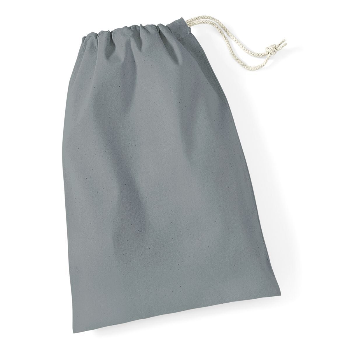 Sac en coton M - PUG - Gris Pur