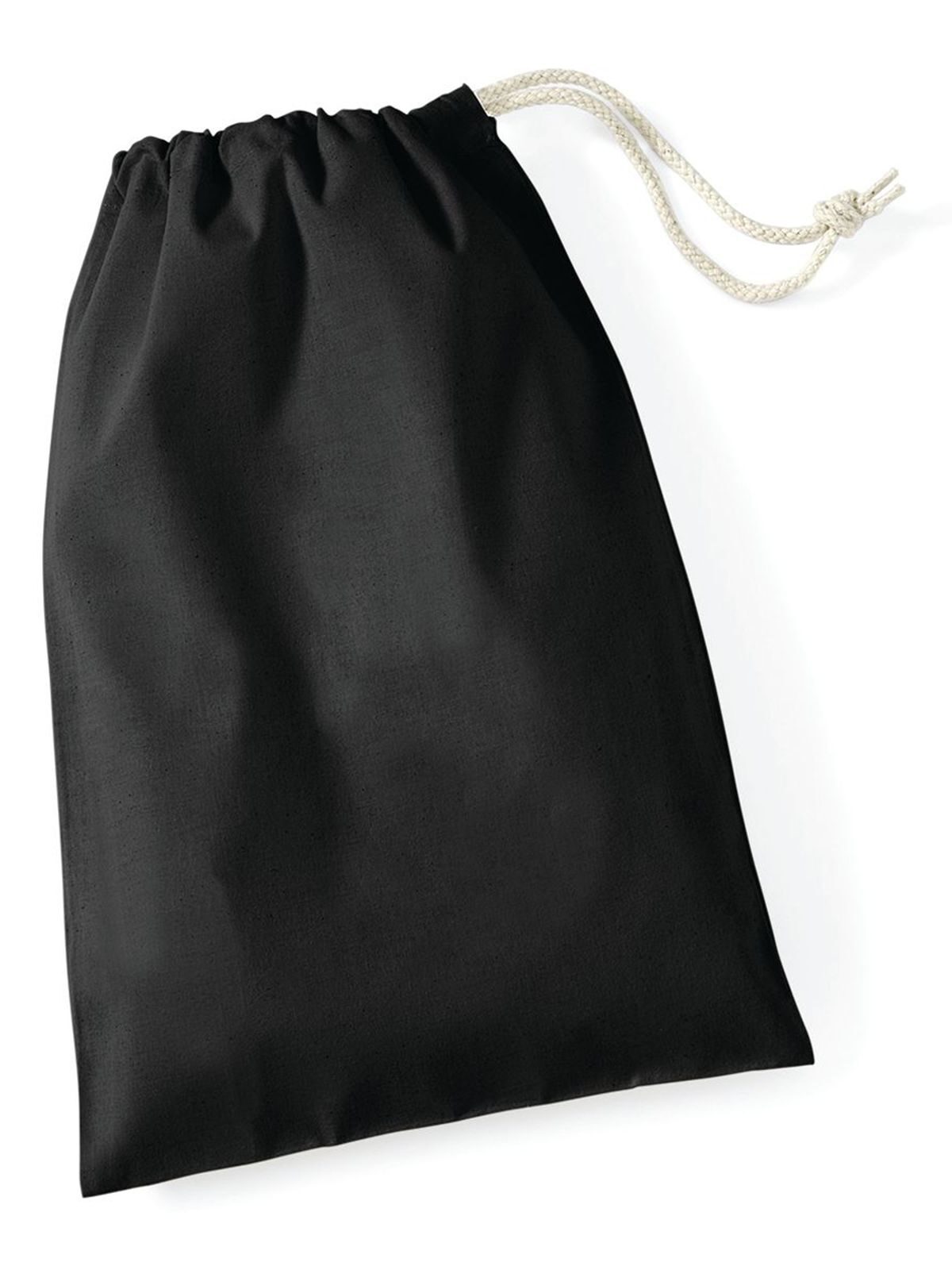 Sac en coton S - BLK - Noir