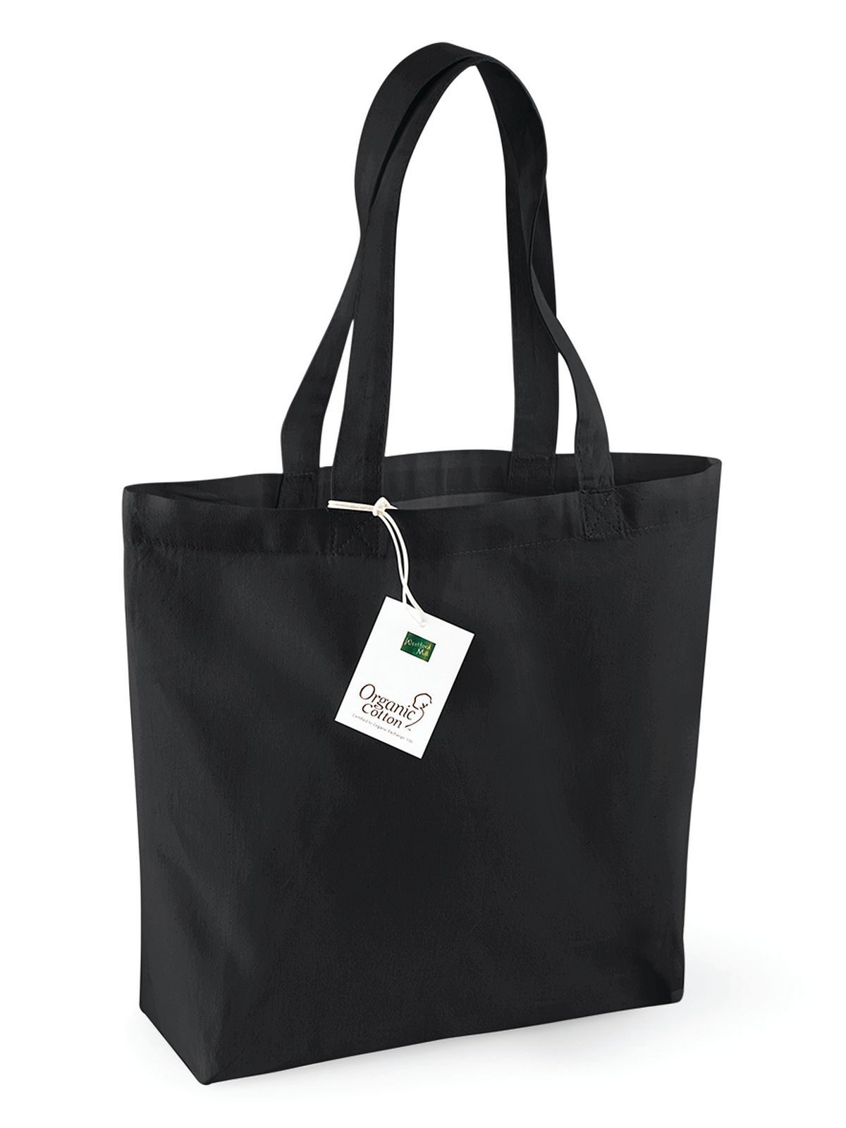Sac cabas en coton biologique - BLK - Noir