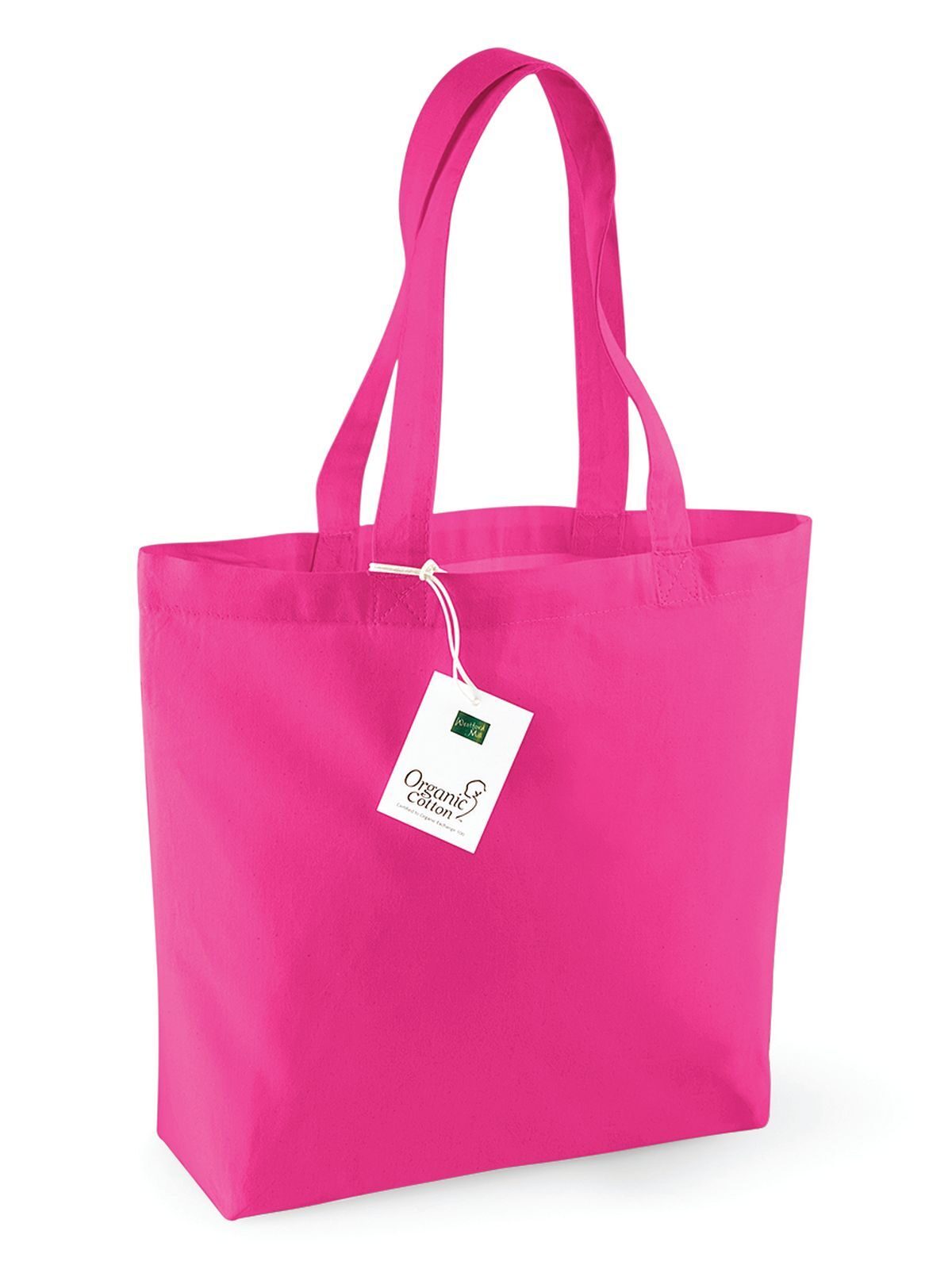 Sac cabas en coton biologique - FUS - Fuchsia