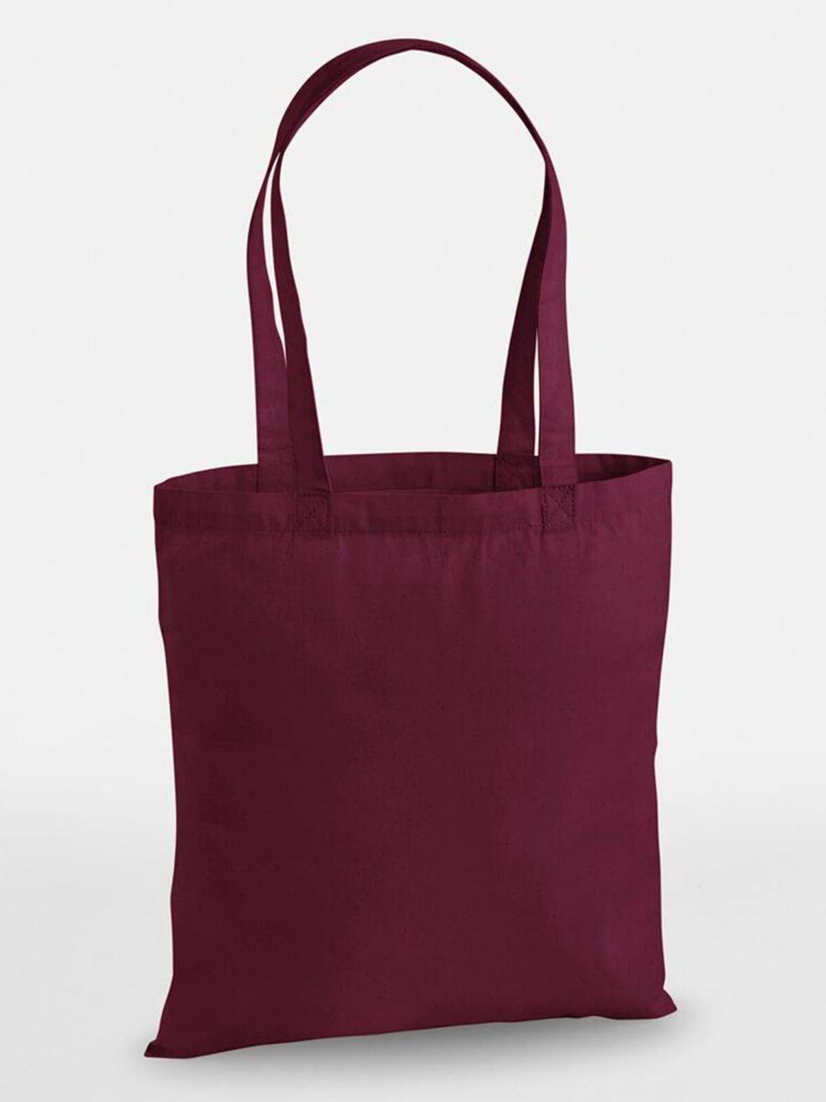 Sac cabas en coton de qualité supérieure - BUR - Burgundy