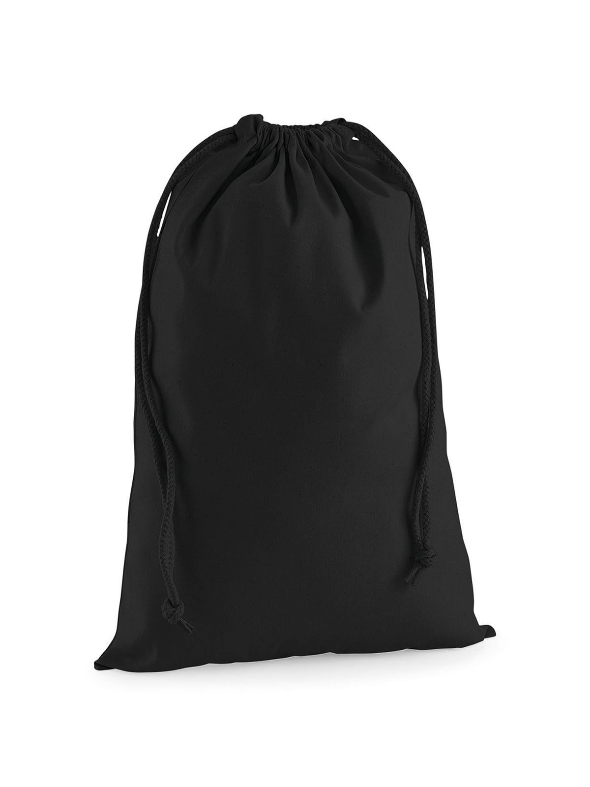 Sac de rangement en coton de qualité supérieure - BLK - Noir
