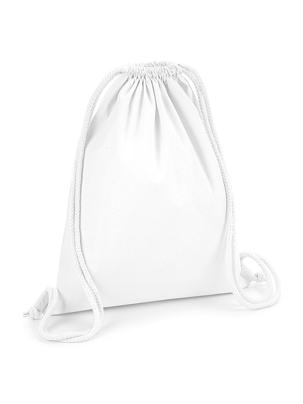 Sac de sport en coton biologique de qualité supérieure - WHI - Blanc