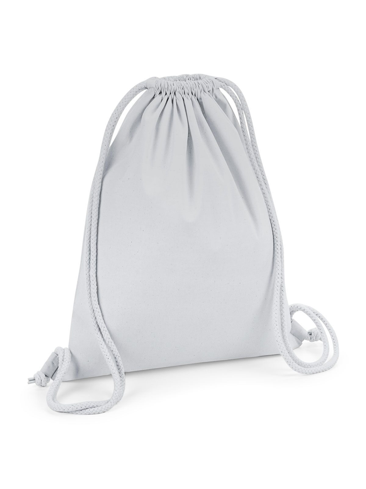 Sac de sport en coton biologique de qualité supérieure - LGR - Gris clair
