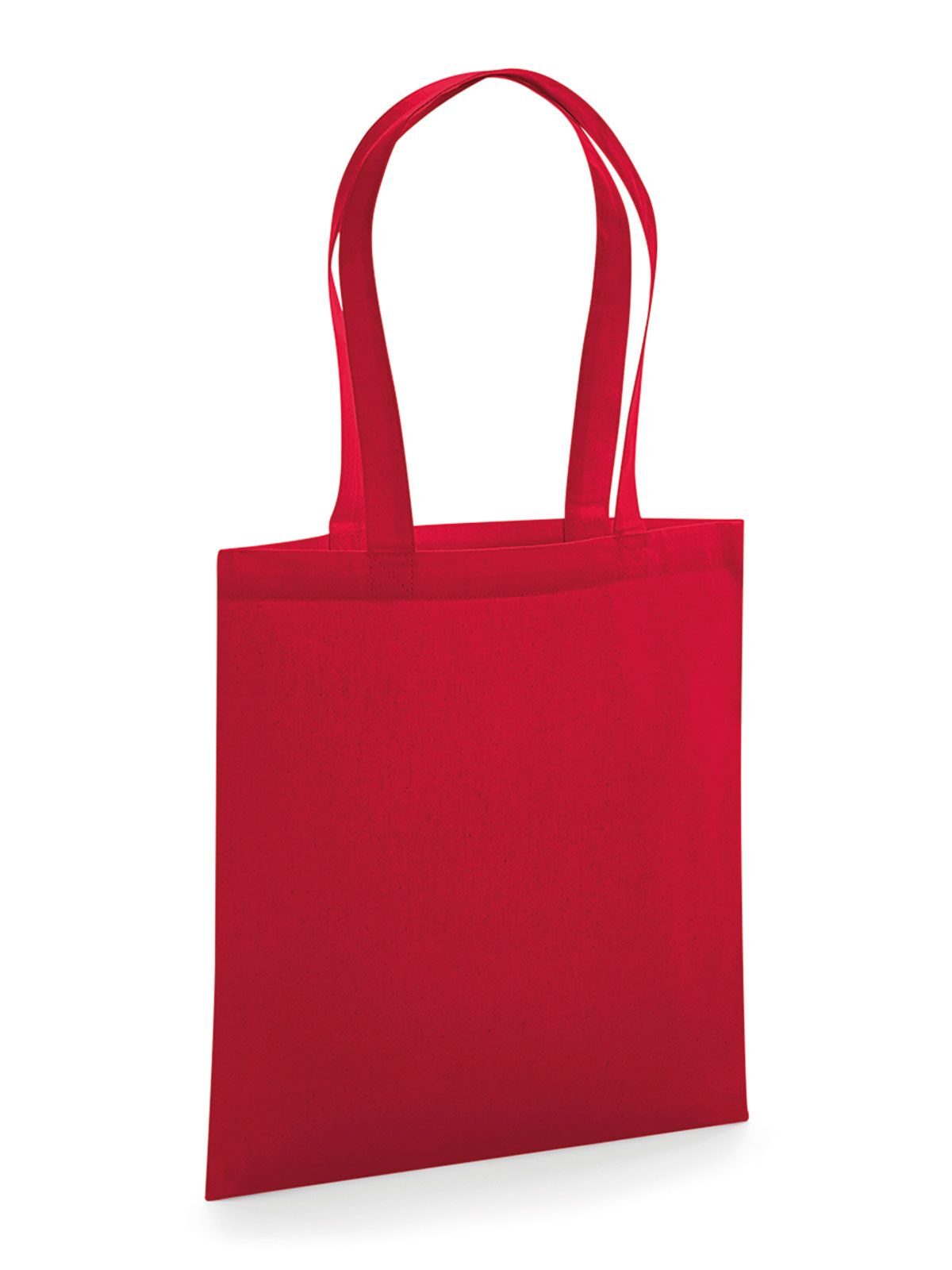 Sac cabas en coton biologique de qualité supérieure - RSE - Rouge classique