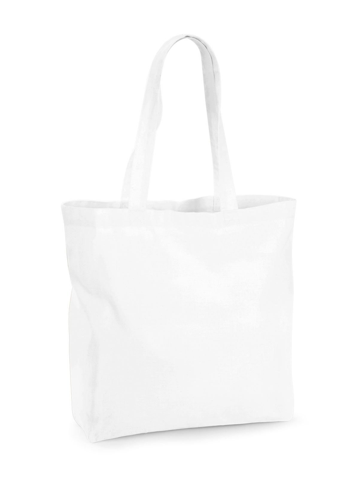 Sac cabas maxi en coton biologique de qualité supérieure - WHI - Blanc