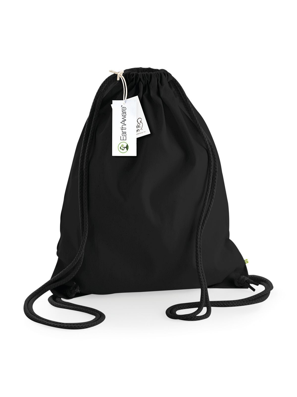 Sac de sport bio EarthAware - Noir/noir