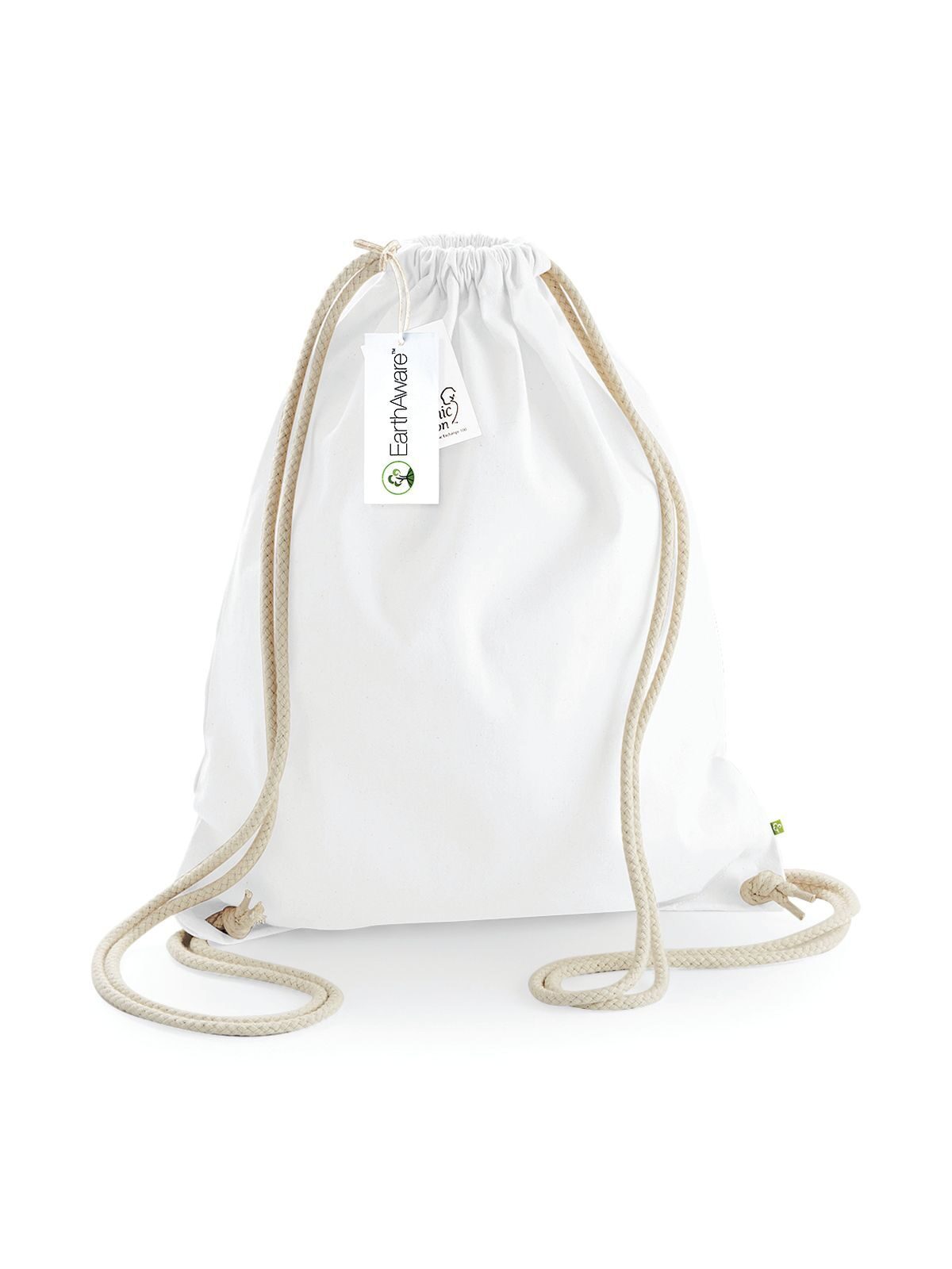 Sac de sport bio EarthAware - WHI - Blanc