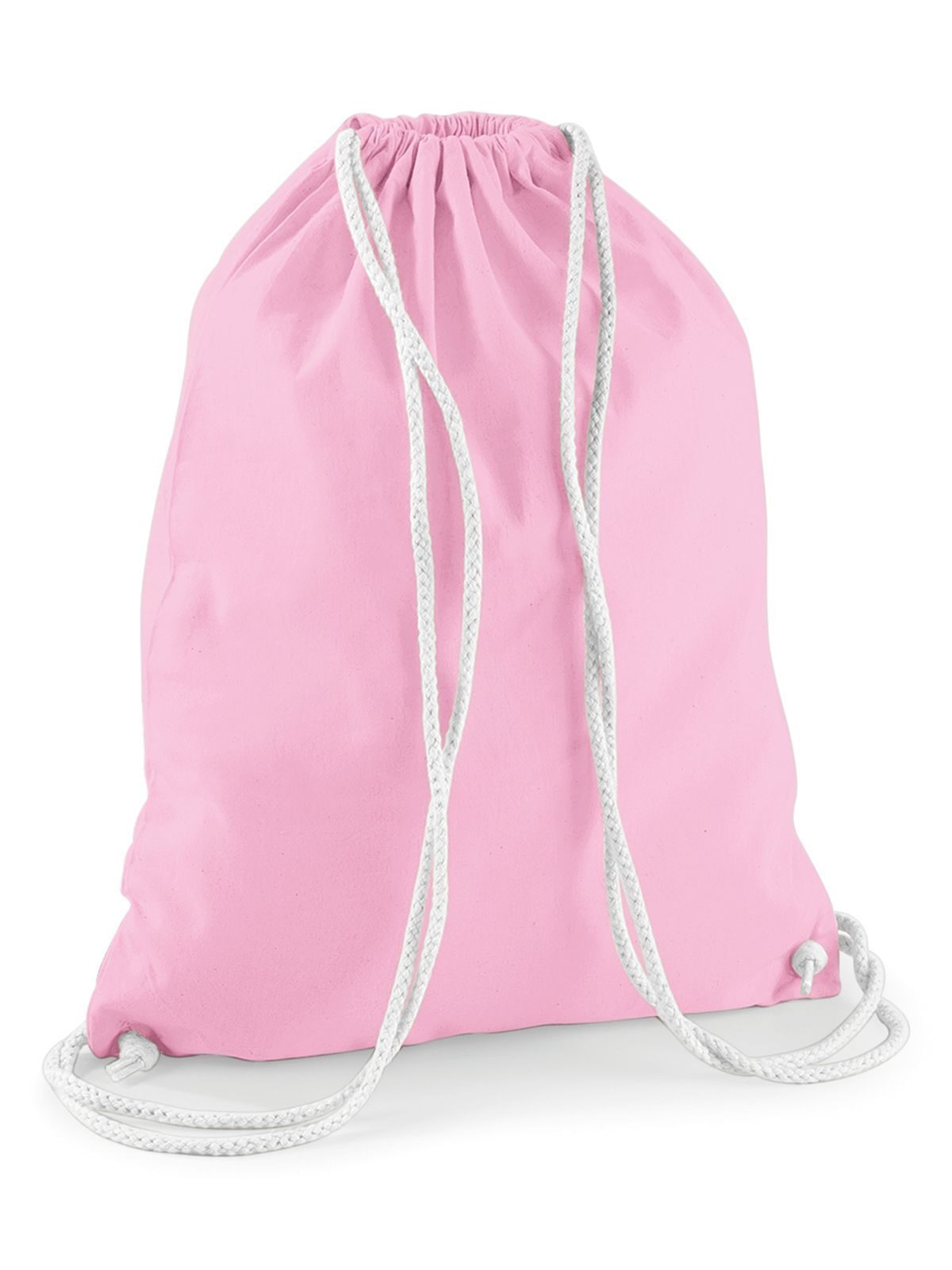 Sac de sport en coton - 449 - Rose Et Blanc Classique