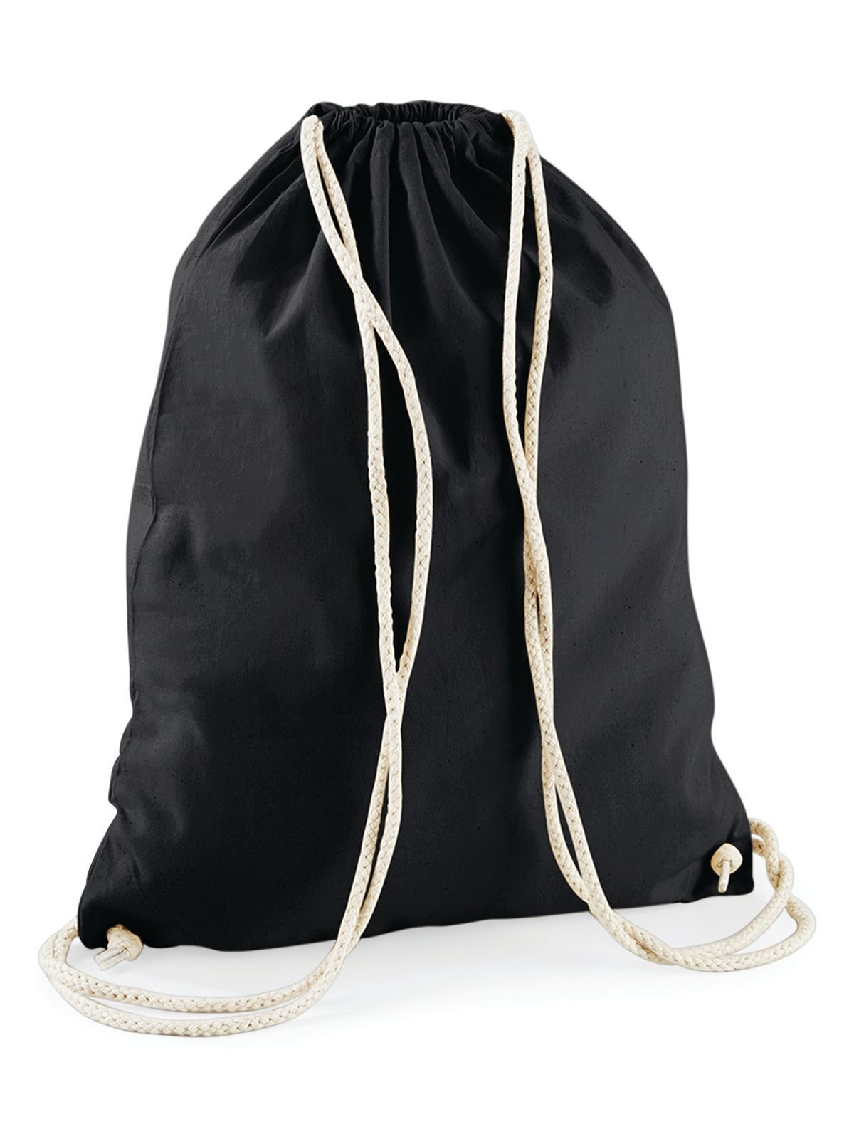 Sac de sport en coton - BLK - Noir