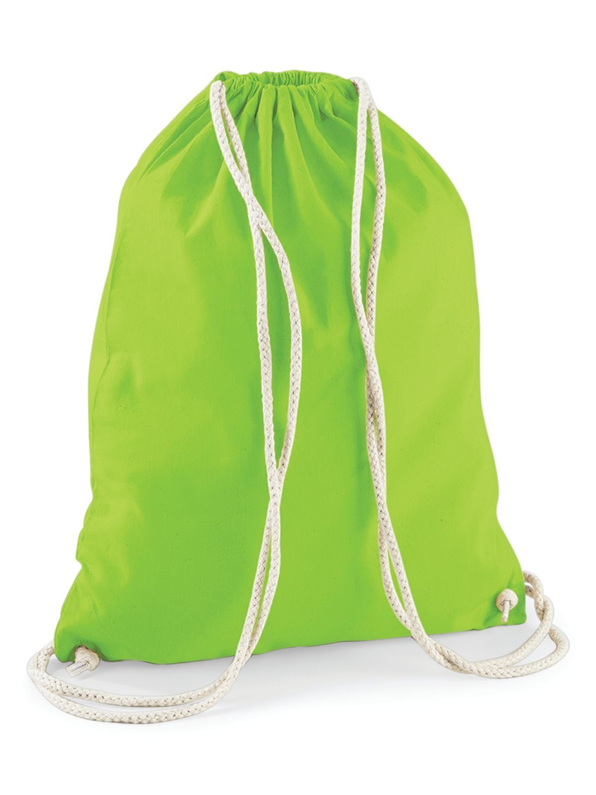Sac de sport en coton - LIM - Vert citron