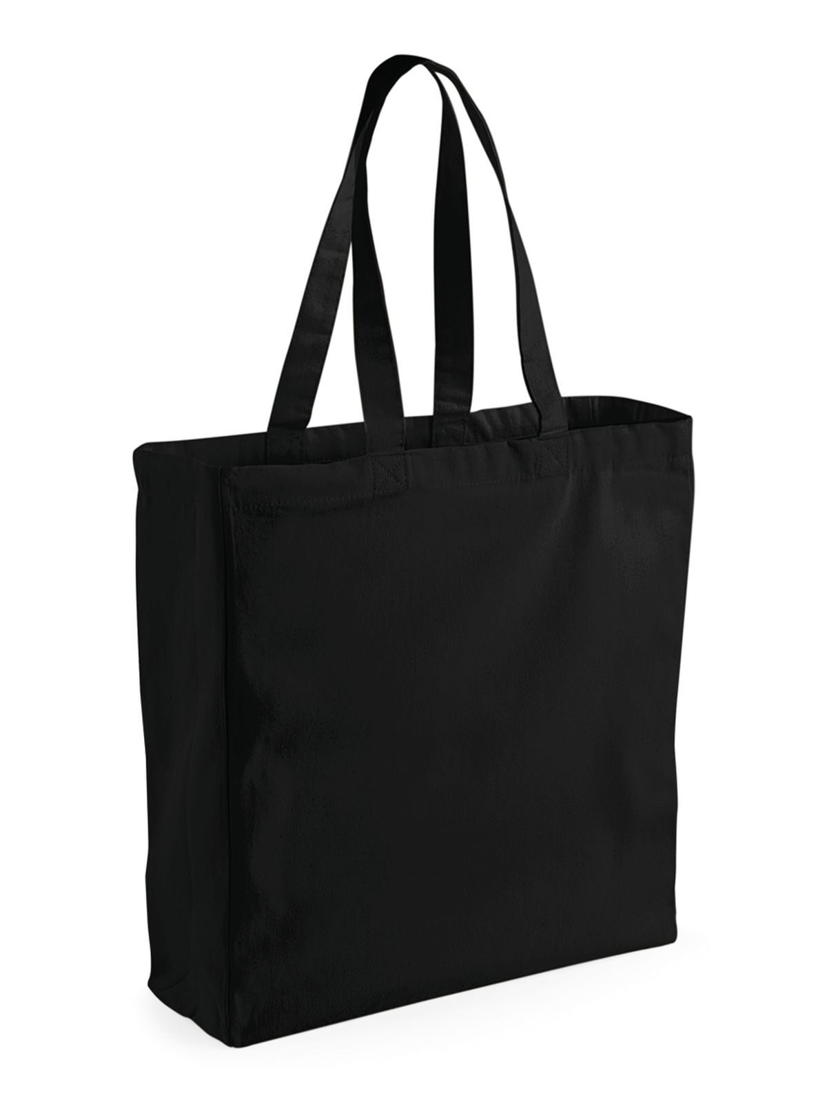Sac cabas classique en toile - BLK - Noir