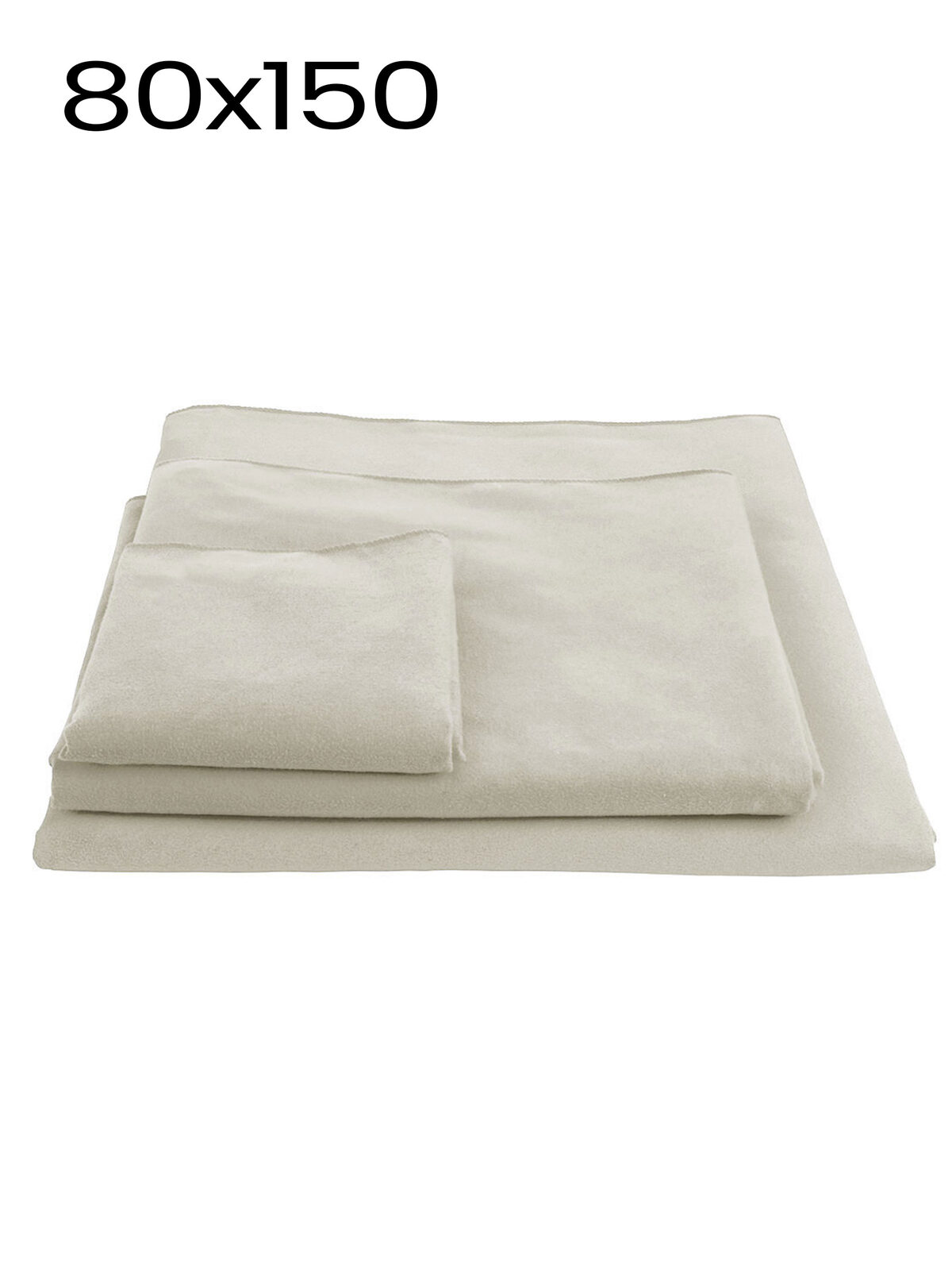 Serviette promotionnelle 80x150 - NA - Naturel