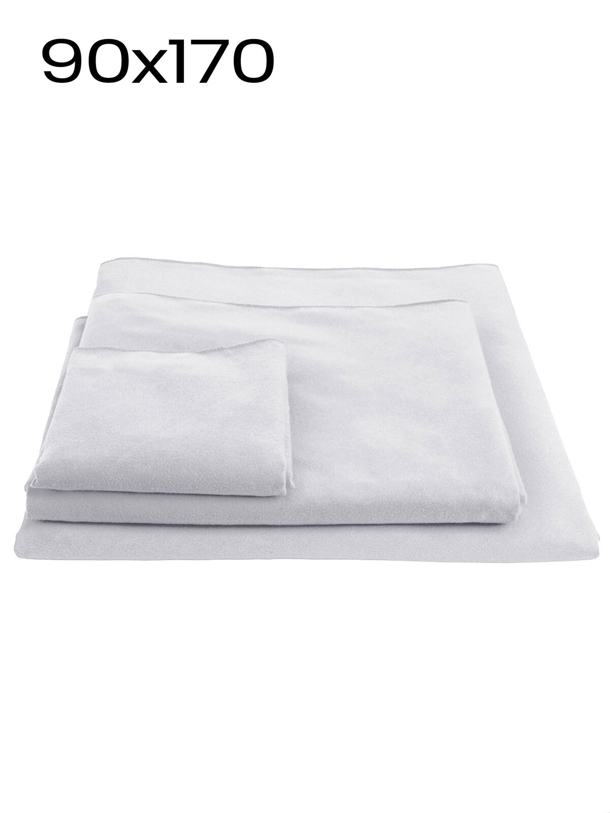 Serviette promotionnelle 90x170 - WH - Blanc