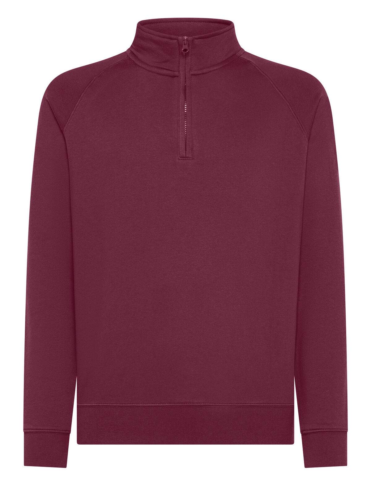 Sweat à col zippé raglan - BU - Bourgogne