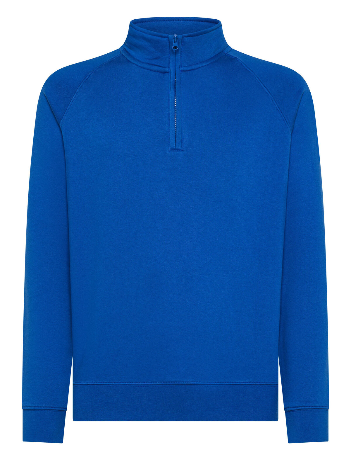 Sweat à col zippé raglan - RB - Bleu royal