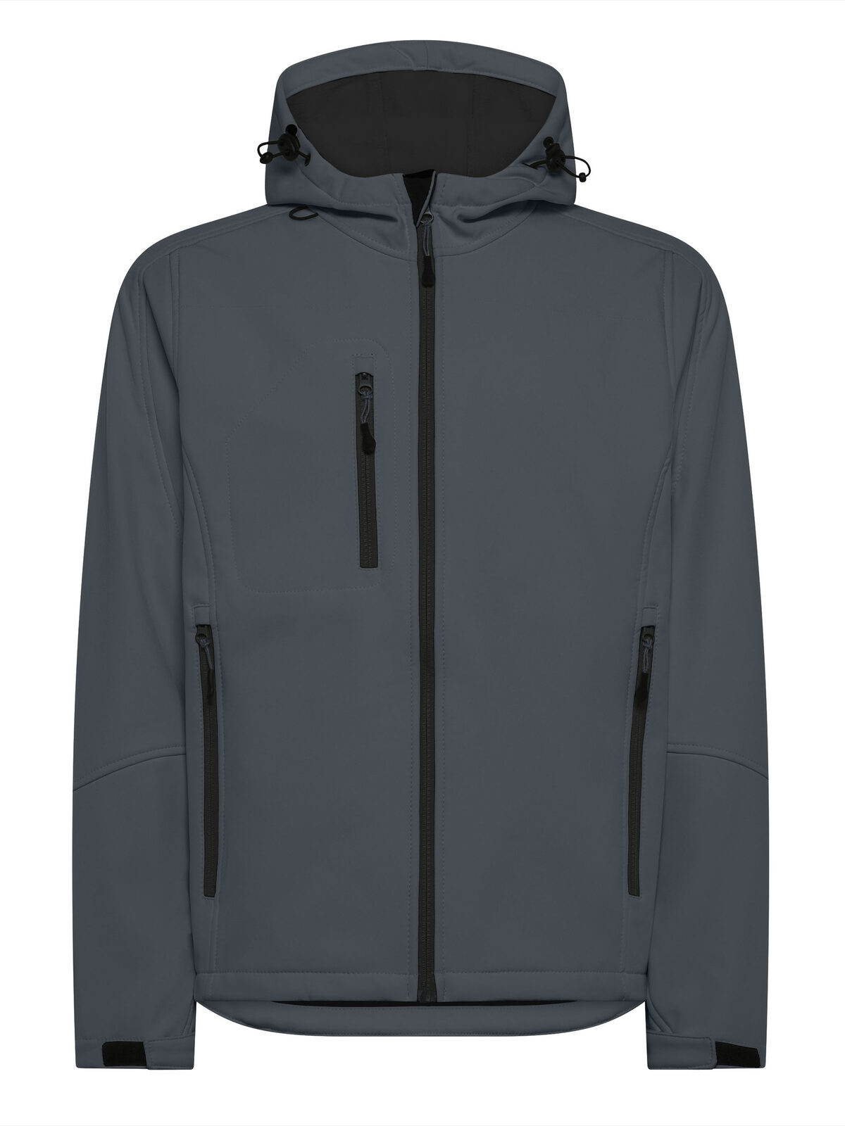 softshell à capuche - gris foncé