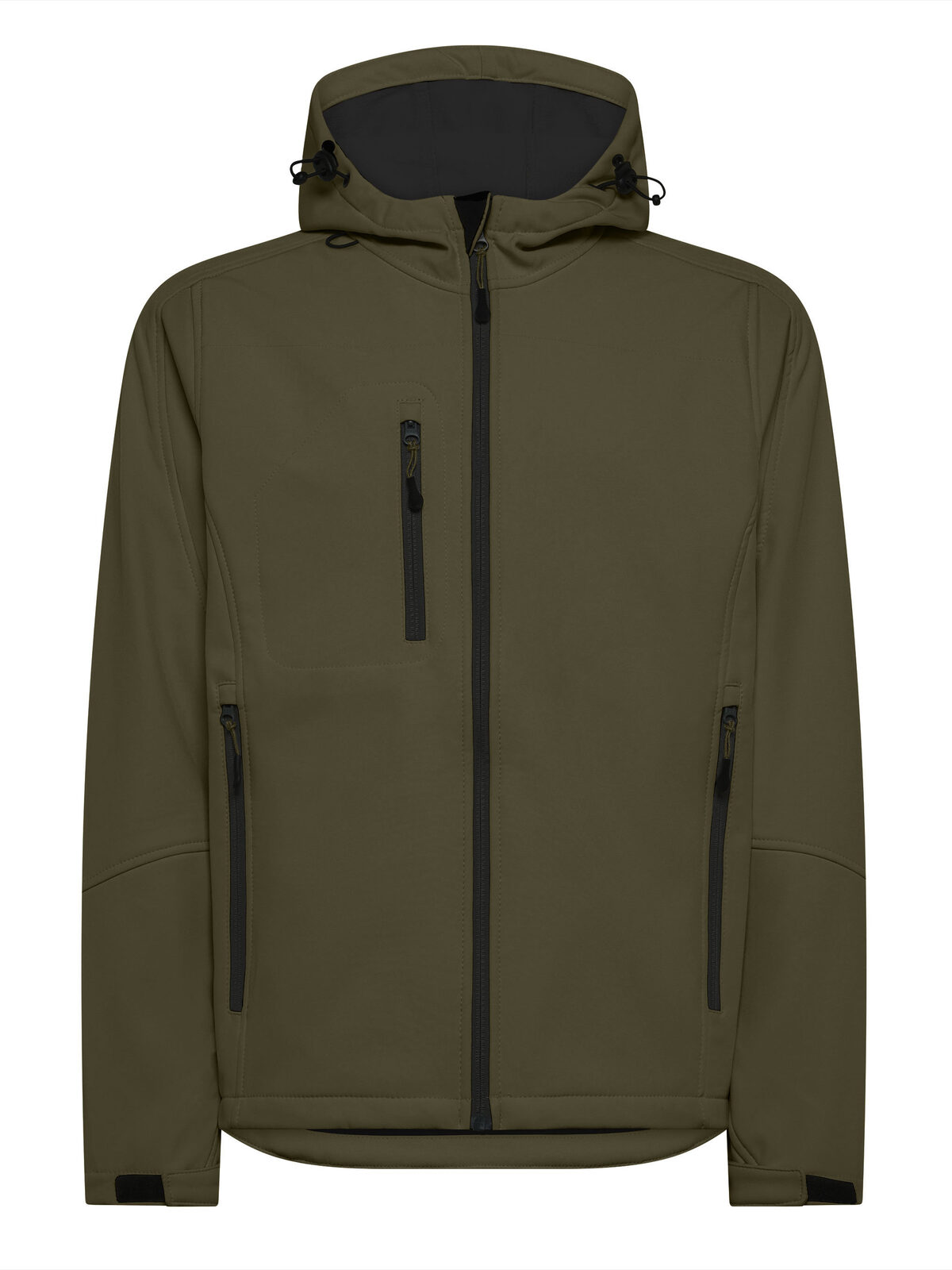 softshell à capuche - militaire