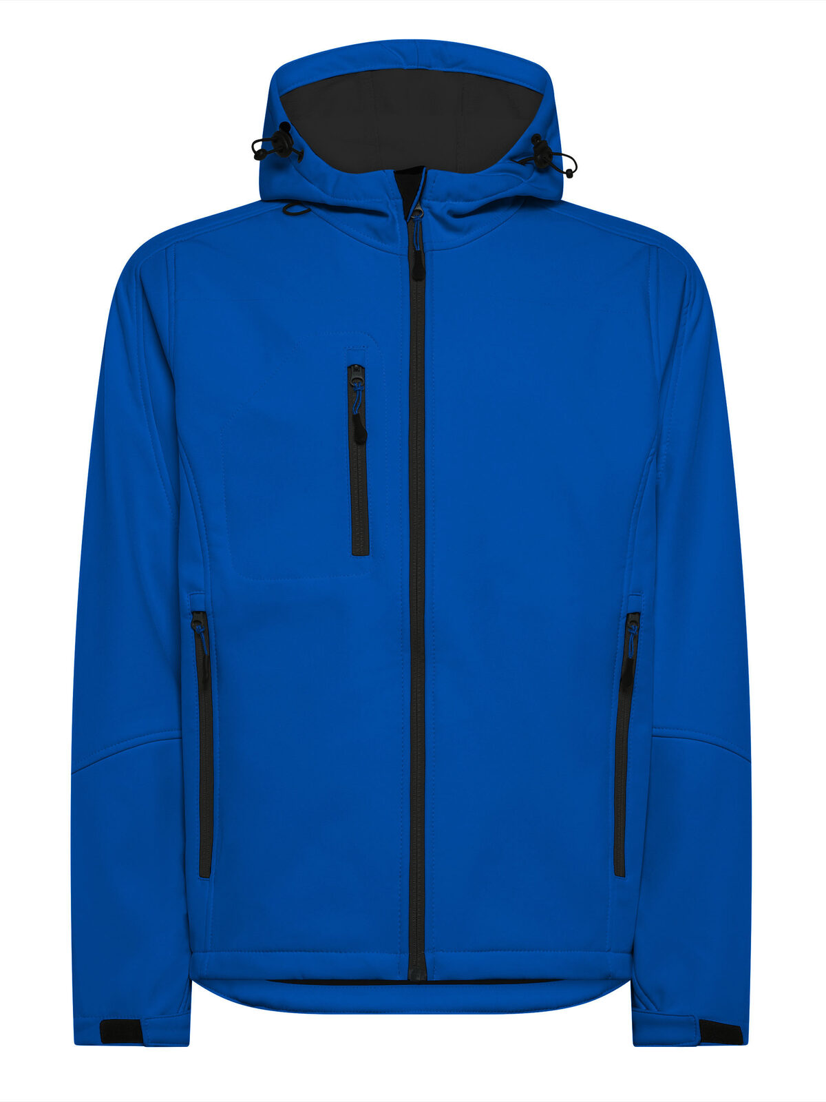 softshell à capuche - bleu royal