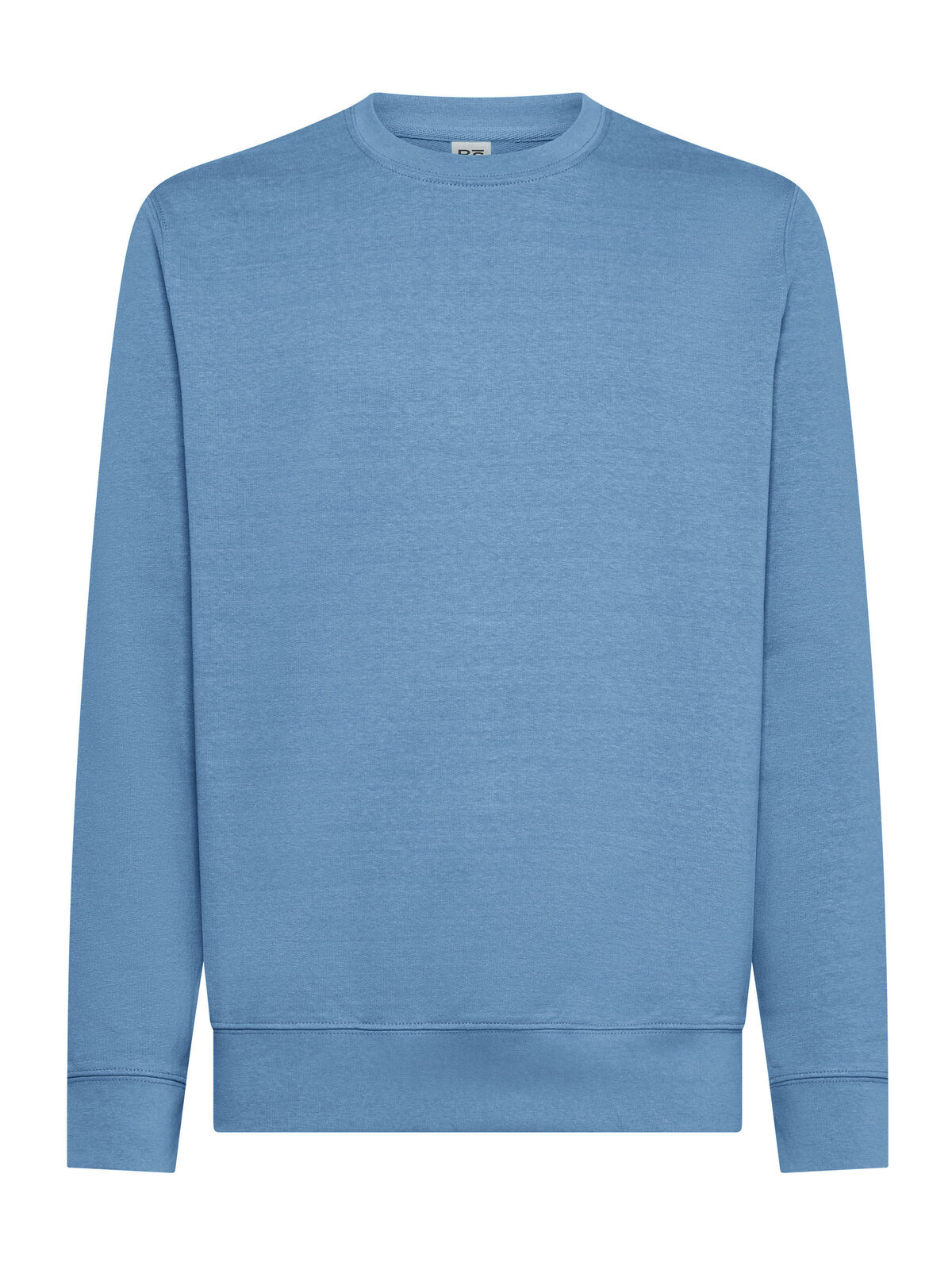 Pull col rond en éponge pour homme - MB - BLEU MINÉRAL