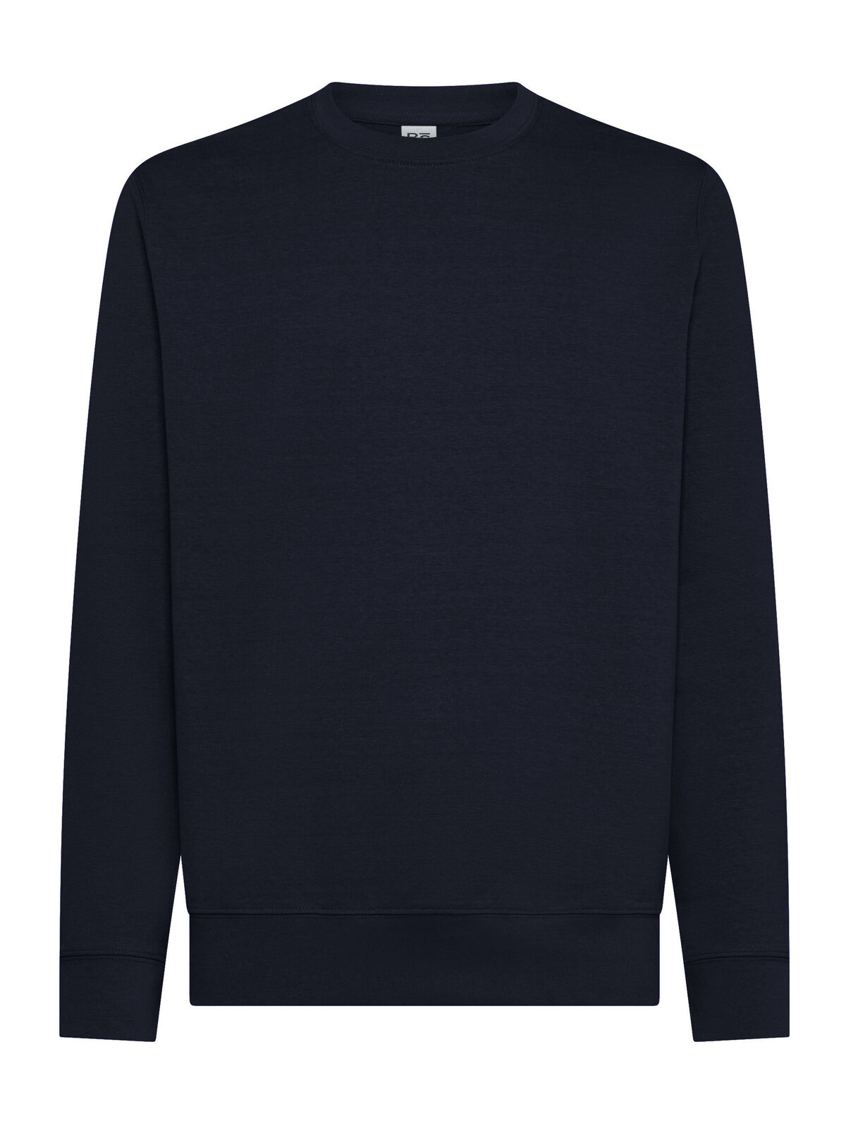 Pull col rond en éponge pour homme - marine