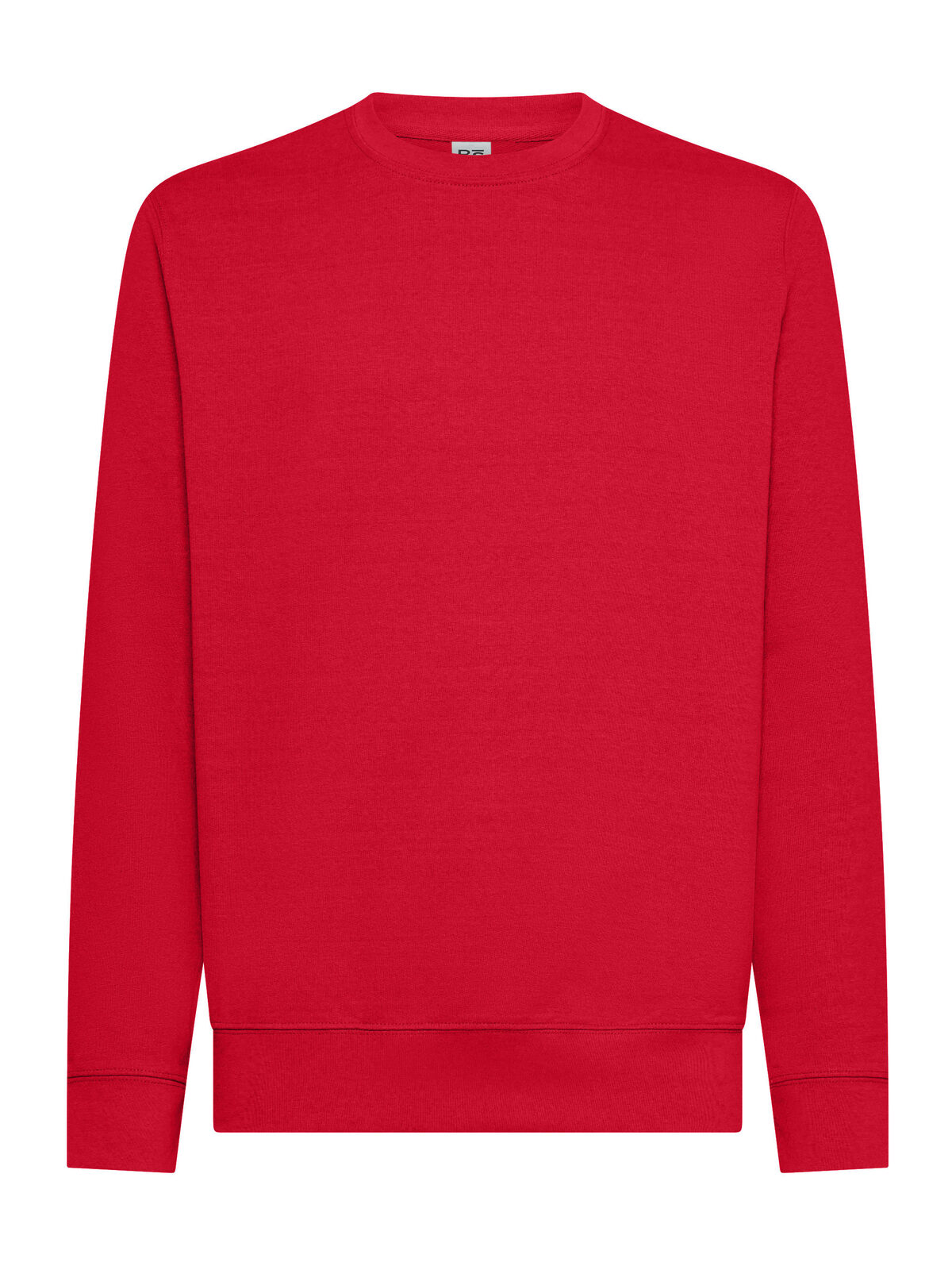 Pull col rond en éponge pour homme - rouge