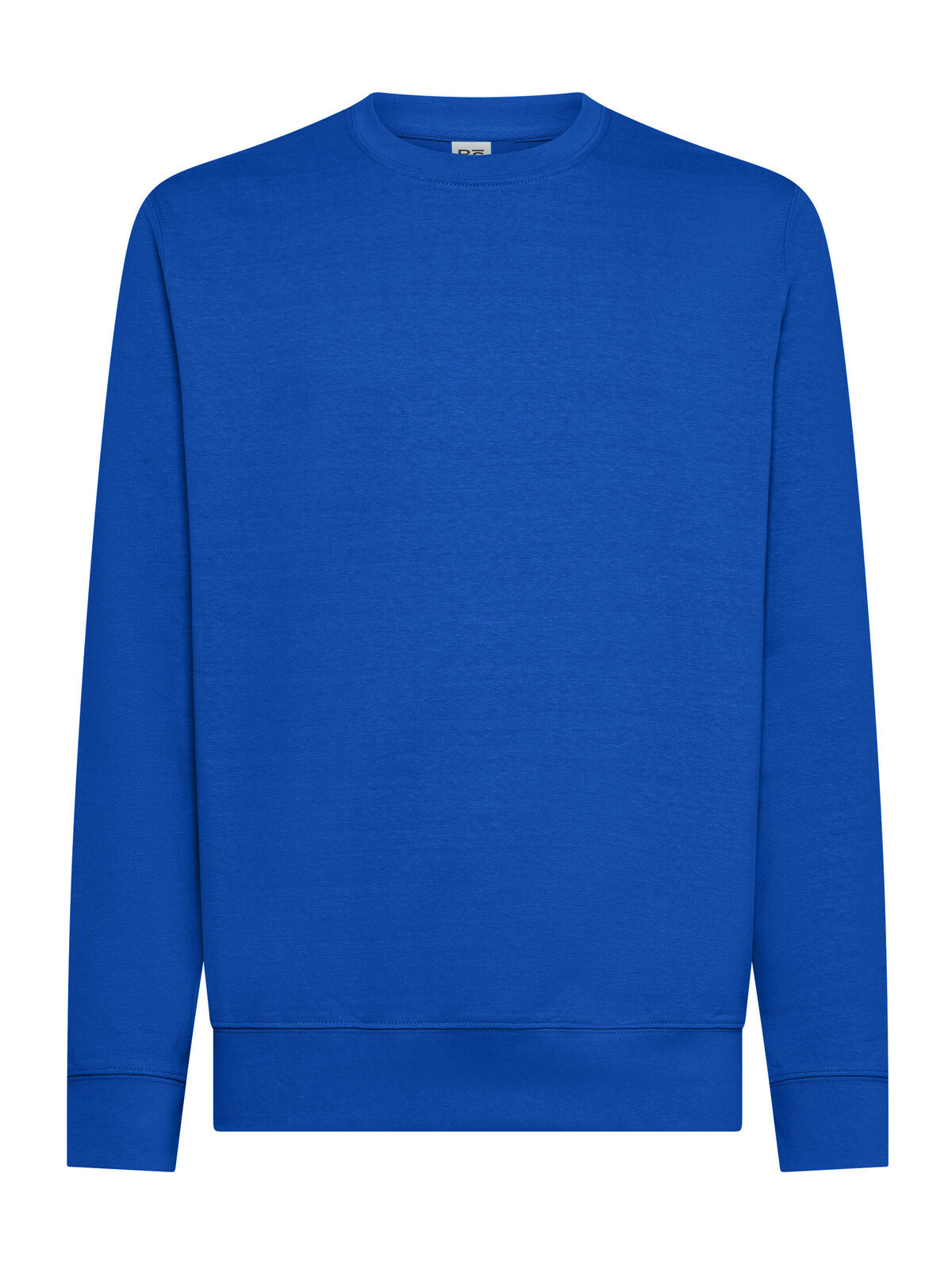 Pull col rond en éponge pour homme - bleu royal