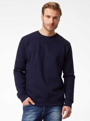 Pull col rond en éponge pour homme