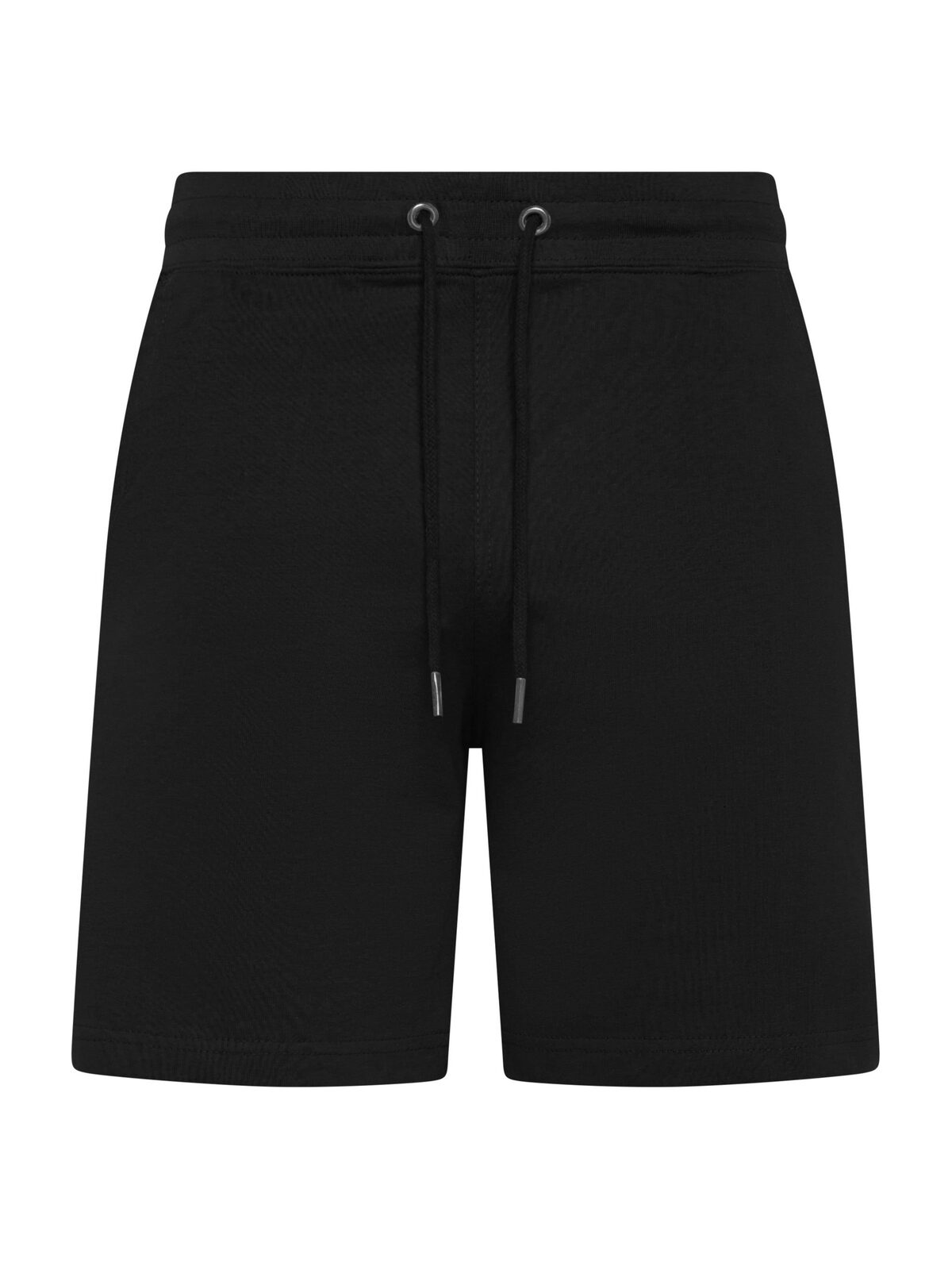 Pantalon de jogging court en tissu éponge pour homme - noir