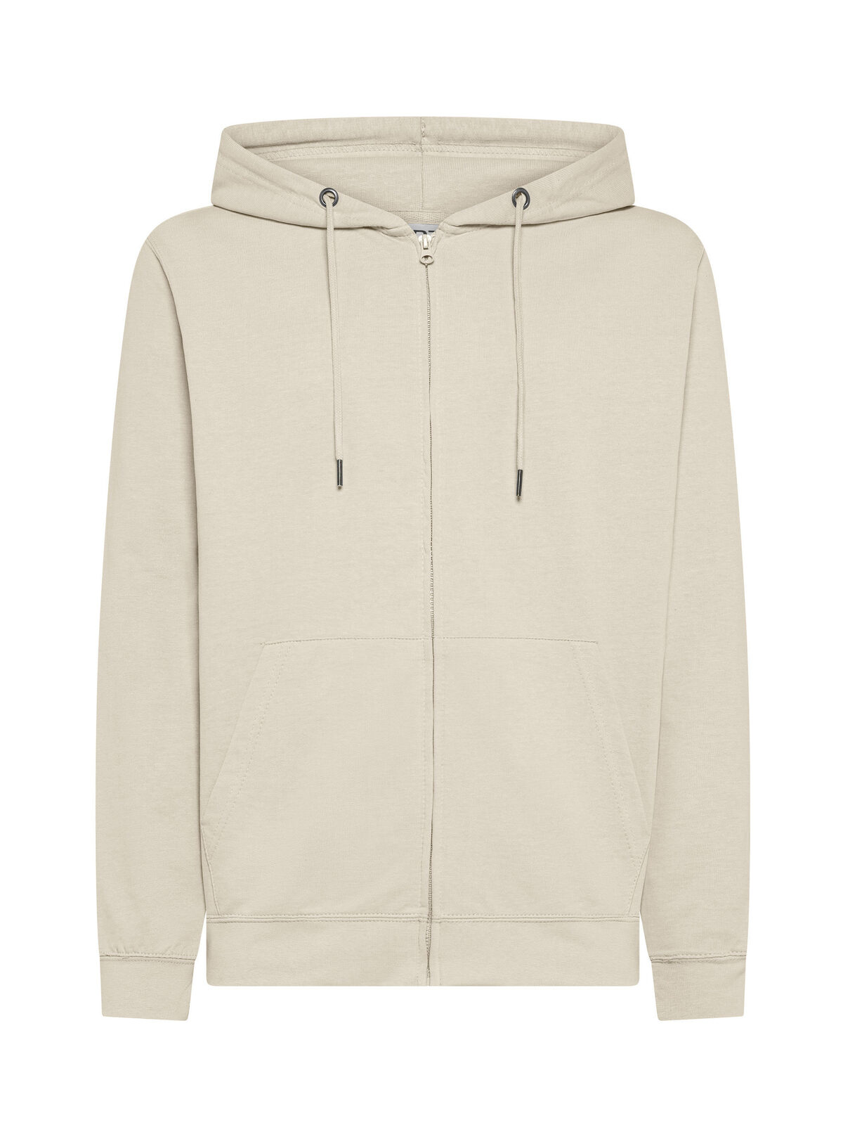 Sweat à capuche zippé en éponge - OW - BLANC CASSÉ