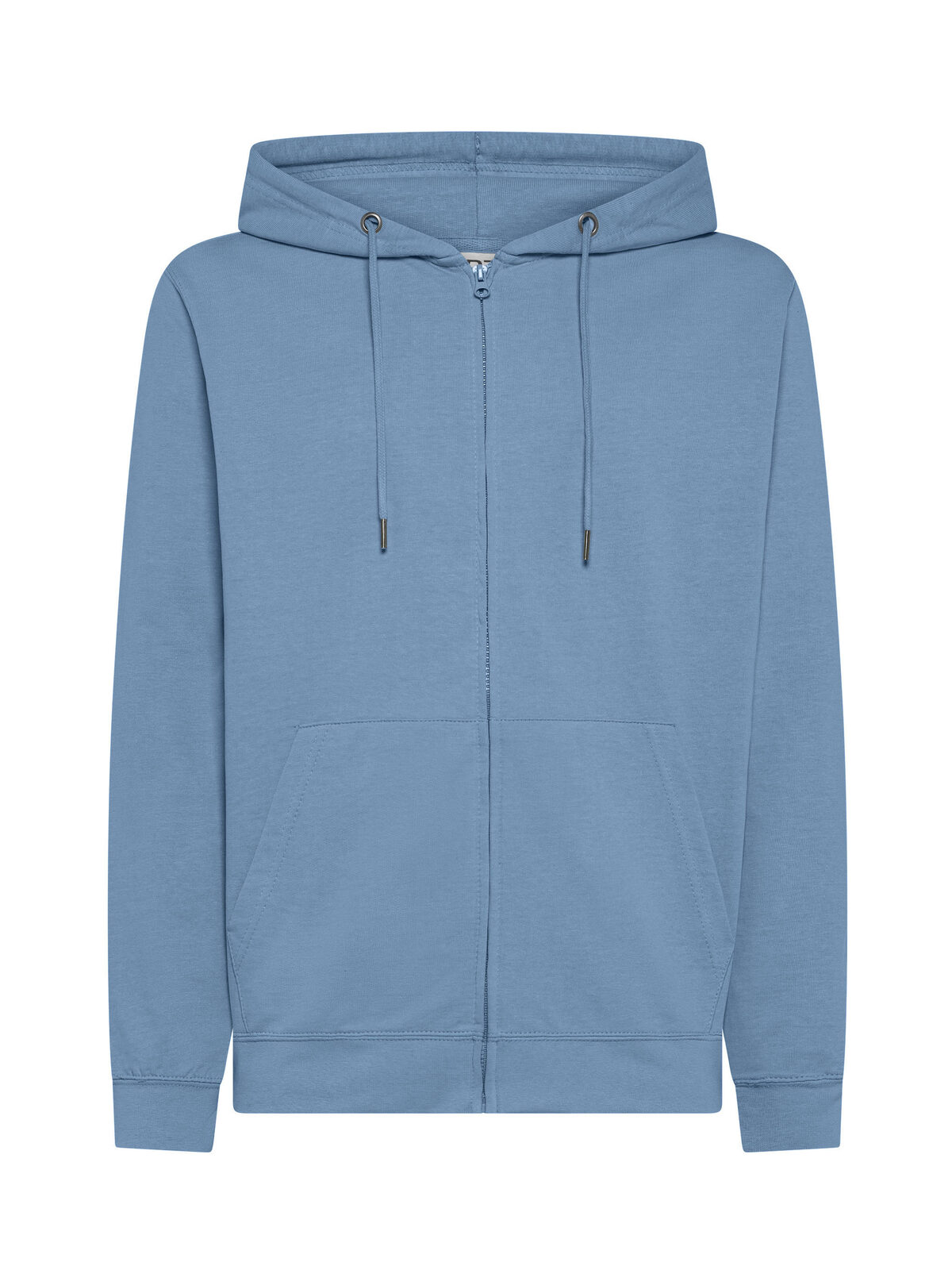 Sweat à capuche zippé en éponge - MB - BLEU MINÉRAL