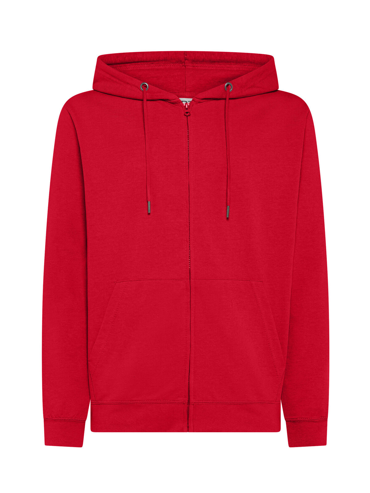 Sweat à capuche zippé en éponge - RD - Rouge