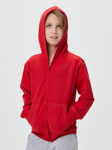 Sweat à capuche zippé en éponge pour enfants