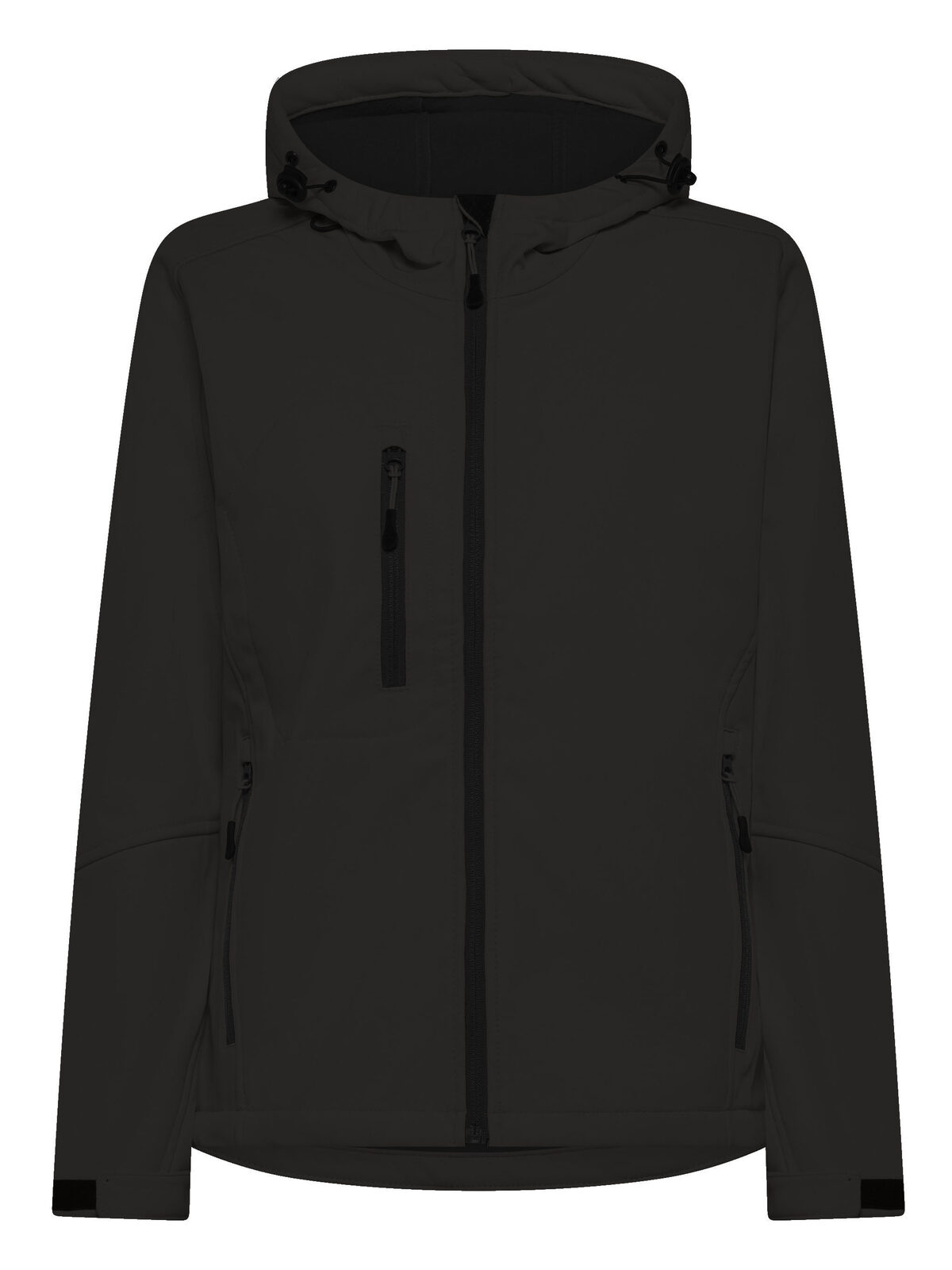 Veste softshell à capuche pour femme - BK - Noir